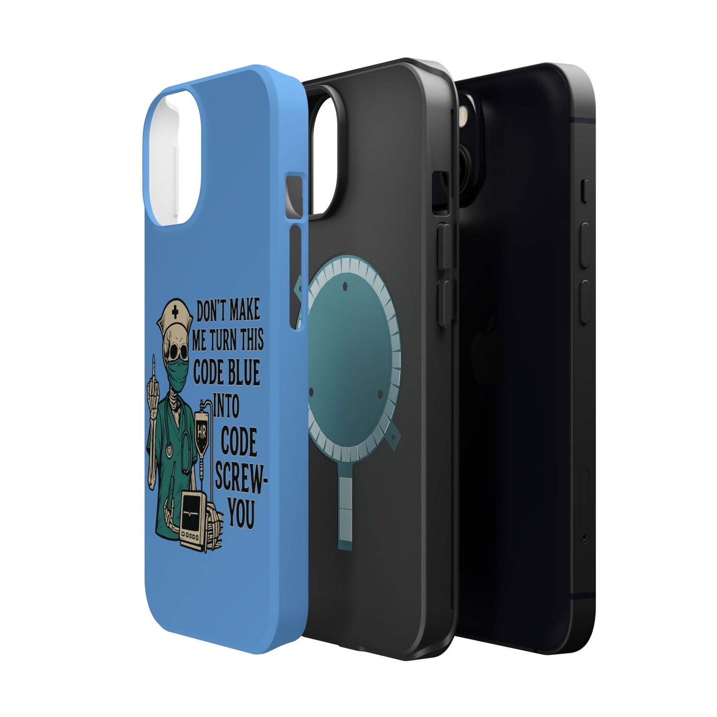 Magnetic Phone Cases with Medical Humor - Unique Gift for Nurses, Medical Professionals, Halloween, Birthday, Nursing School