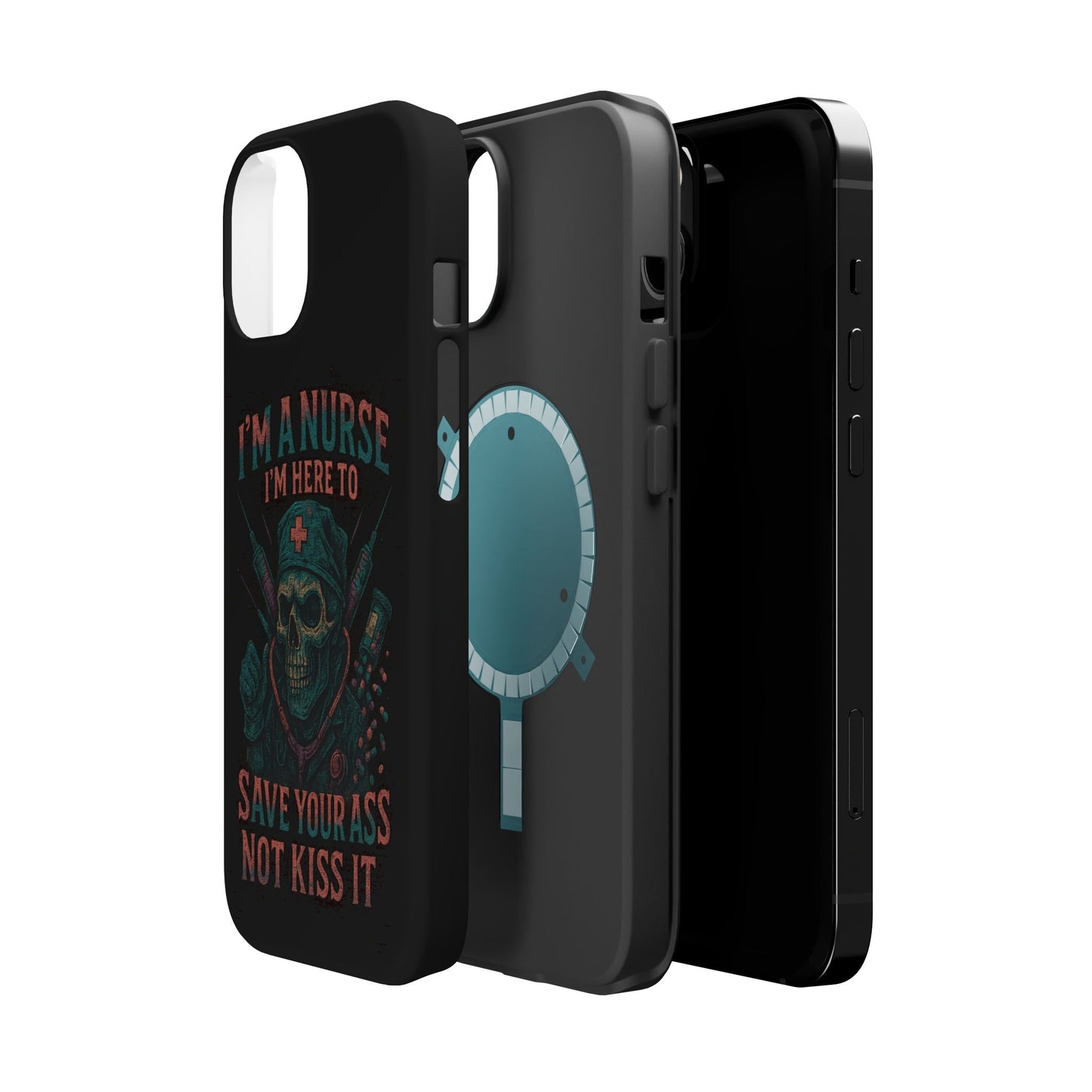 Nurse Humor Phone Case - Magnetic Tough Cases for Healthcare Professionals, Funny Nurse Gifts, Medical Gear, Supportive Nurse Accessories