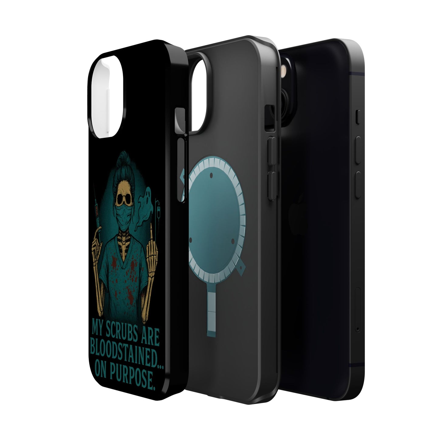 Gothic Nurse Phone Case – My Scrubs Are Bloodstained, Halloween Gift, Medical Humor, Nurse Appreciation, Skull Design, Stylish Tech [...]