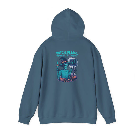 Charming Witchy Sweatshirt, Cozy Autumn Apparel, Halloween Gift for Her, Unisex Fall Hoodie, Casual Witch Theme Sweatshirt