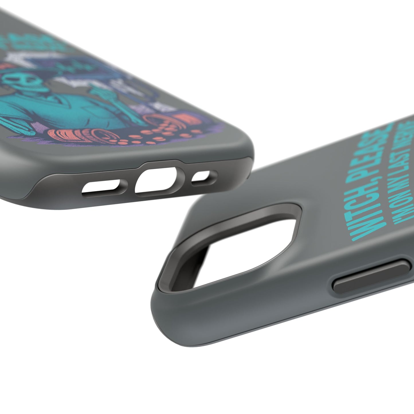 Spooky Phone Case: Witch Please! I'm On My Last Nerve, Halloween Gift, Cute Phone Accessory, Unique Tough Case, Funny Phone Protection