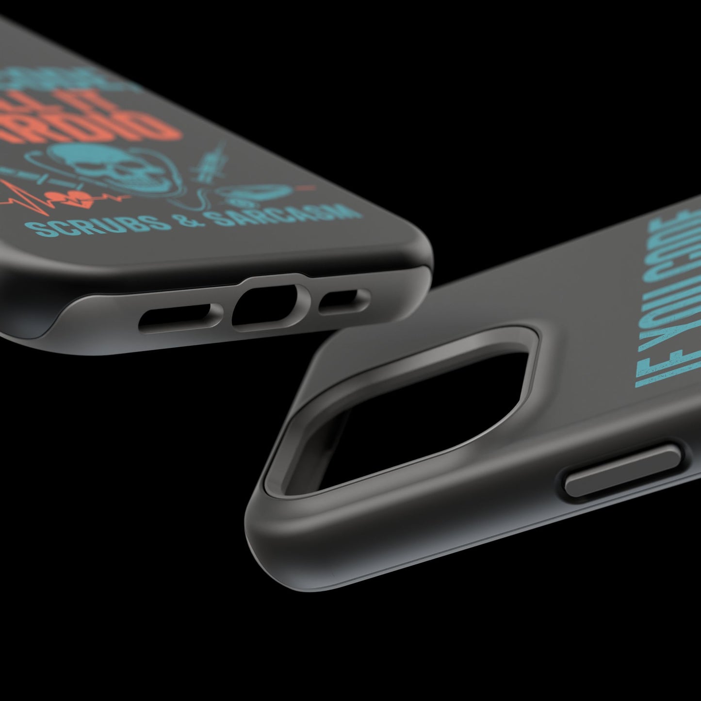 Magnetic Phone Cases for Nurses, Funny Code Humor, Cute Sarcastic Gifts, Tech Accessories, Medical Profession, Unique Design