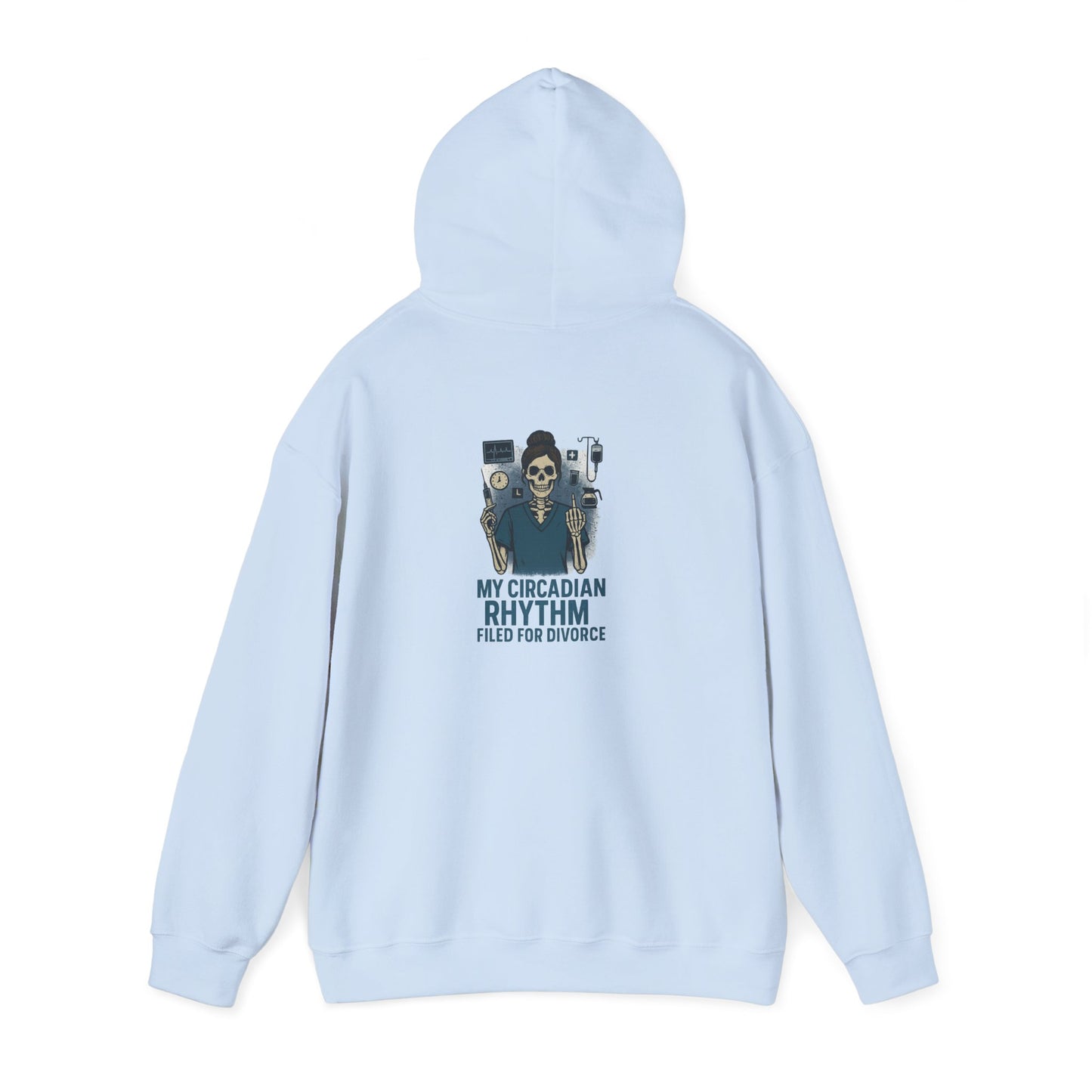 “My Circadian Rhythm Filed for Divorce” – Funny Night Shift Hoodie