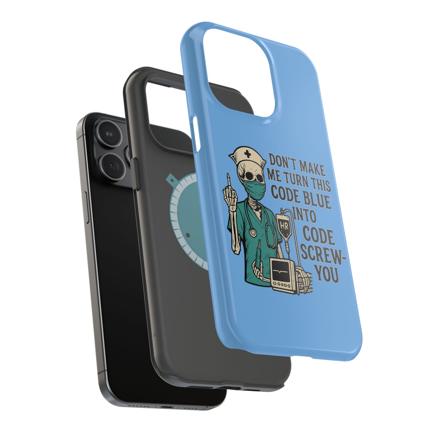 Magnetic Phone Cases with Medical Humor - Unique Gift for Nurses, Medical Professionals, Halloween, Birthday, Nursing School