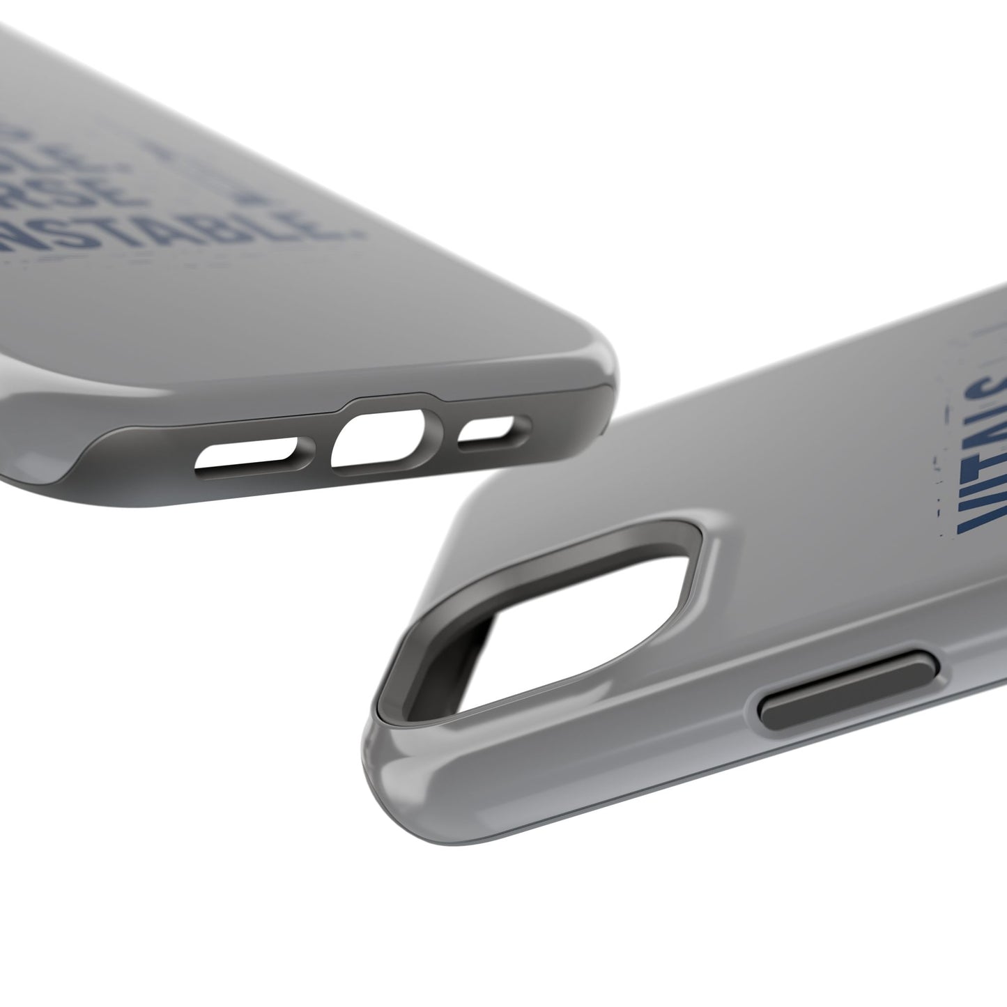 “Vitals Stable. Nurse Unstable.” – Sarcastic Nurse Phone Case