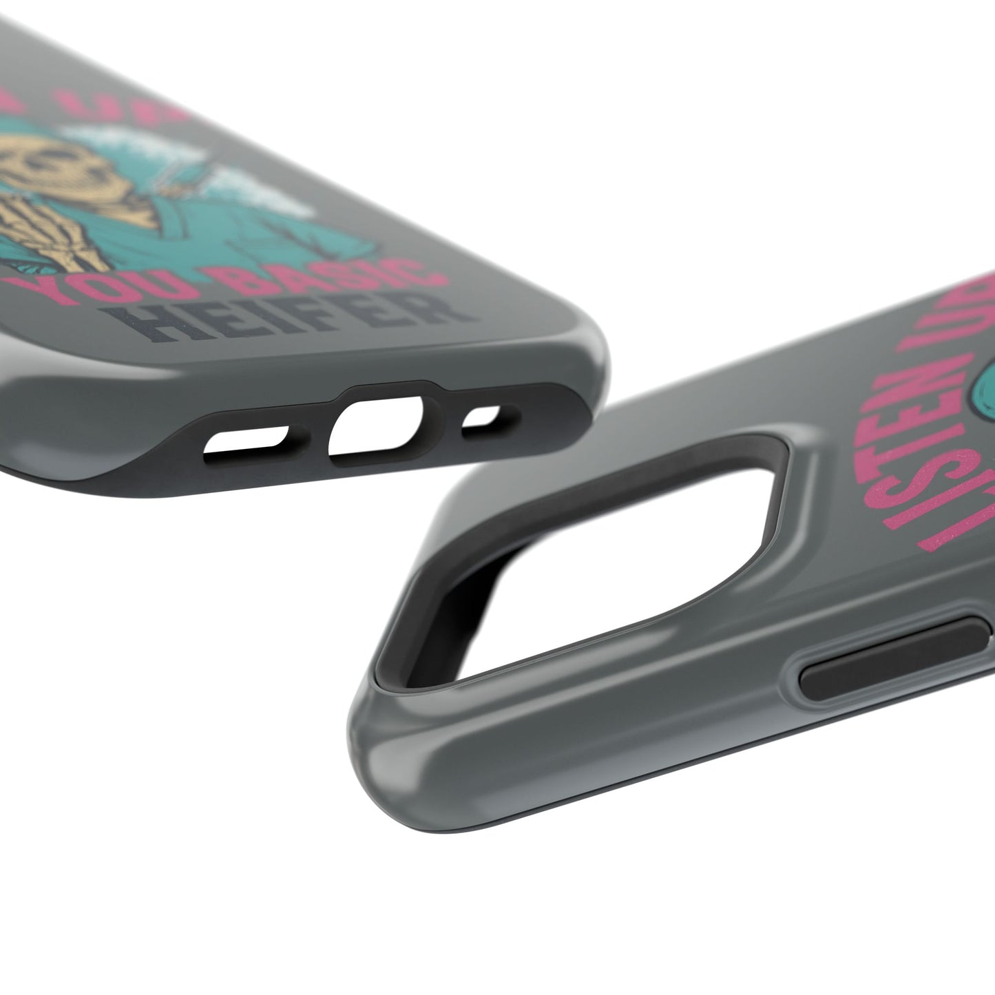 Edgy Nurse Phone Case, Gift for Healthcare Workers, Skull Design Case, Halloween Accessories, Trendy Tough Cases