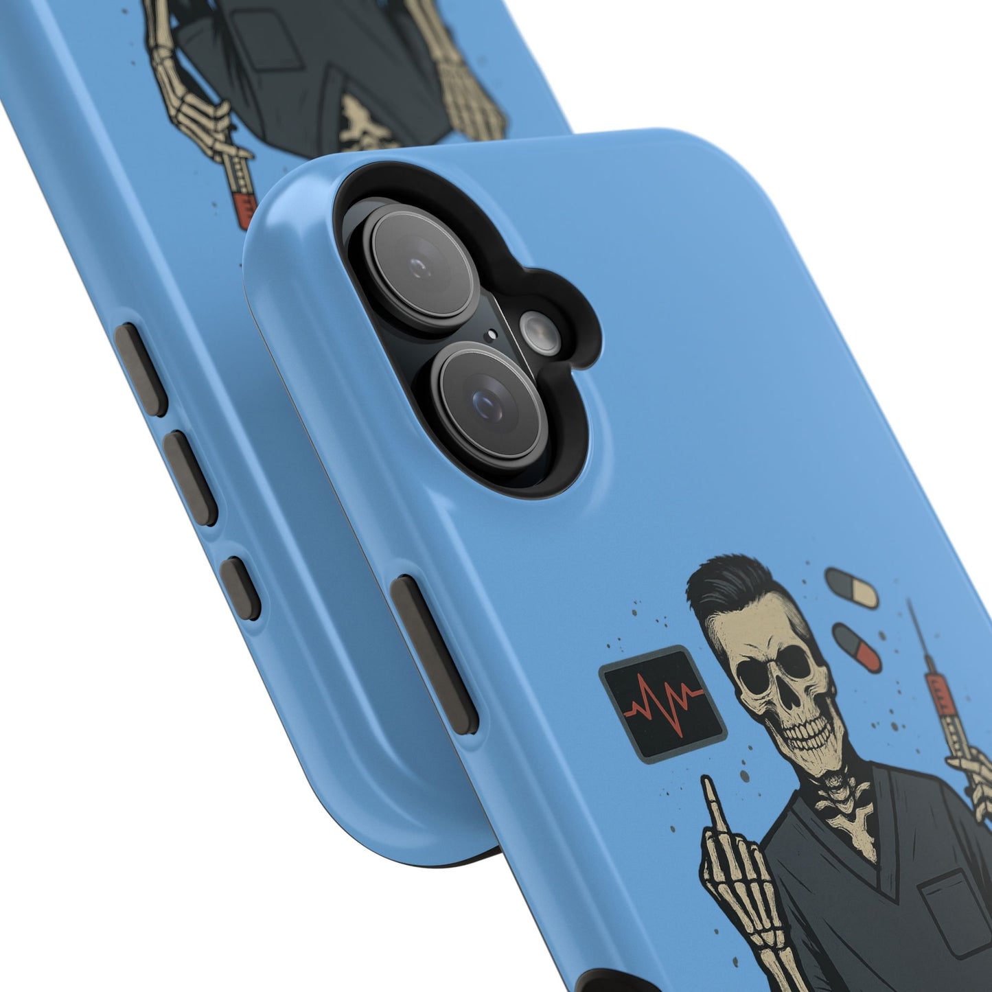 “Built Like a Code Cart. Tired Like a Night Shifter.” – Men’s Nurse Phone Case