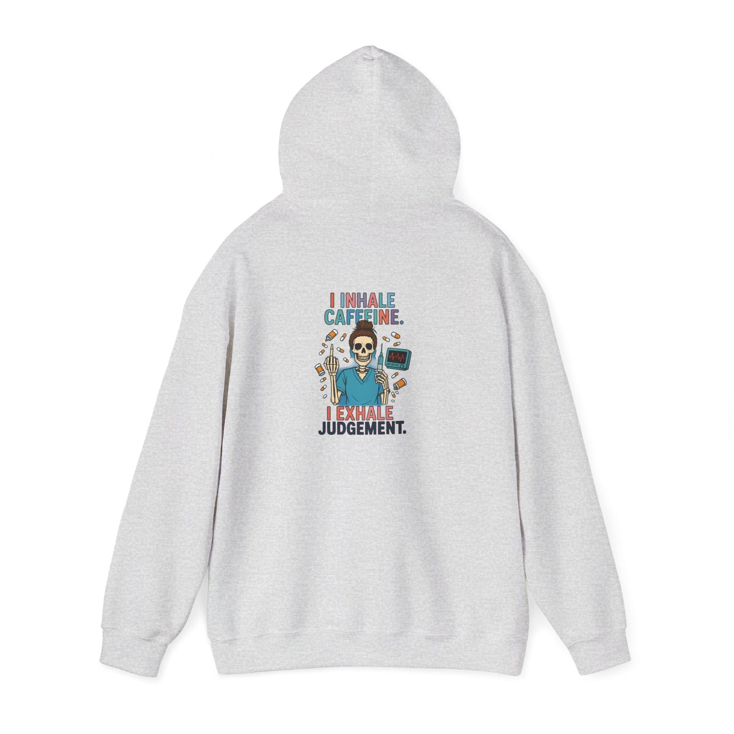 Caffeine Judgment Sweatshirt, Funny Coffee Lover Hoodie, Unisex Hoodie Gift, Halloween Sweatshirt, Cozy Casual Wear