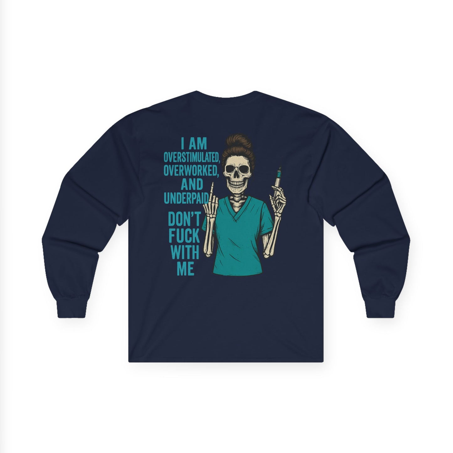Skeleton Nurse Long Sleeve Tee, Funny Medical Humor Shirt, Gift for Healthcare Workers, Halloween Costume, Nurse Appreciation, Unisex [...]
