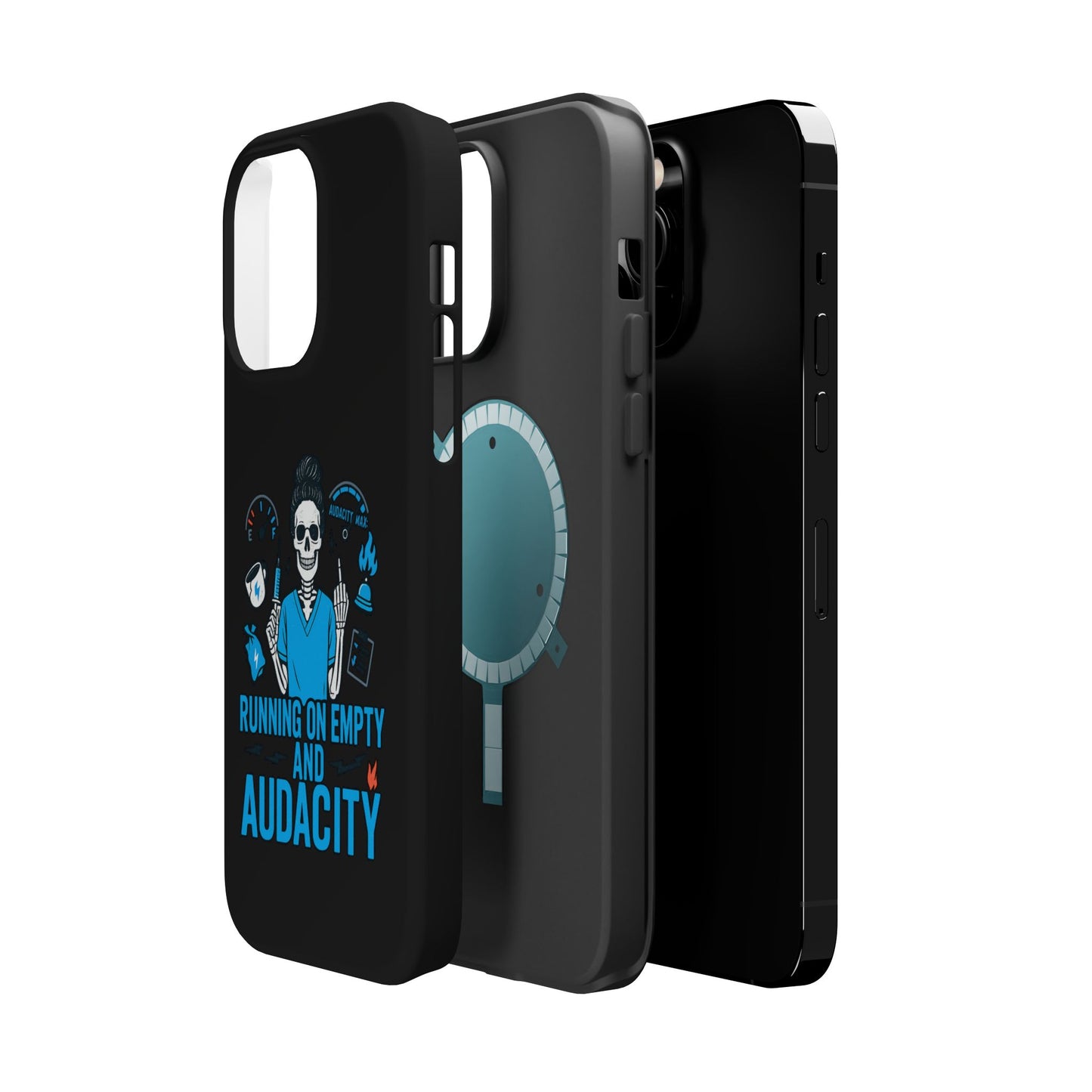 “Running on Empty and Audacity” – Nurse Chaos Phone Case