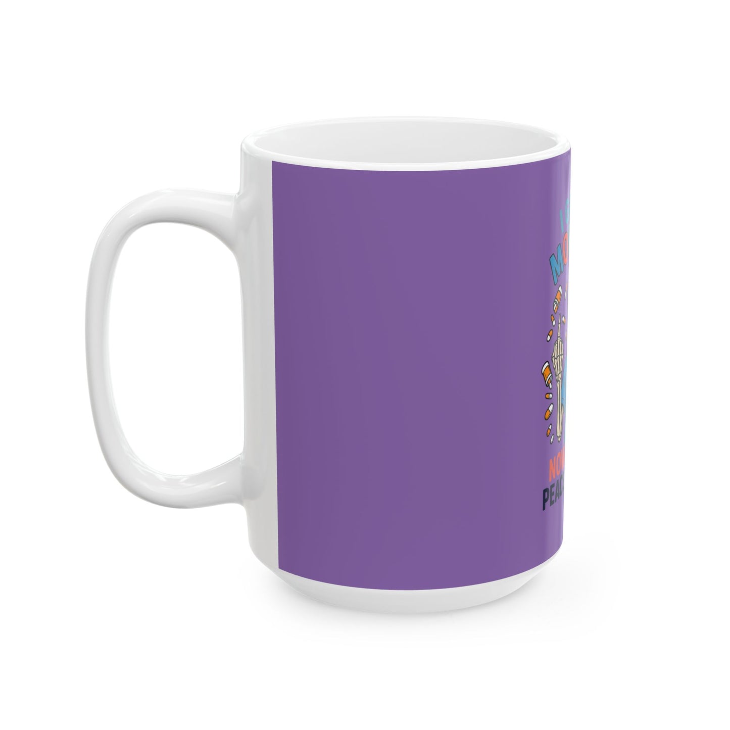Funny Skeleton Nurse Ceramic Mug - "I Gave You Morphine, Now Give Me Peace and Quiet" - Perfect for Medical Staff, Gifts, Coffee [...]