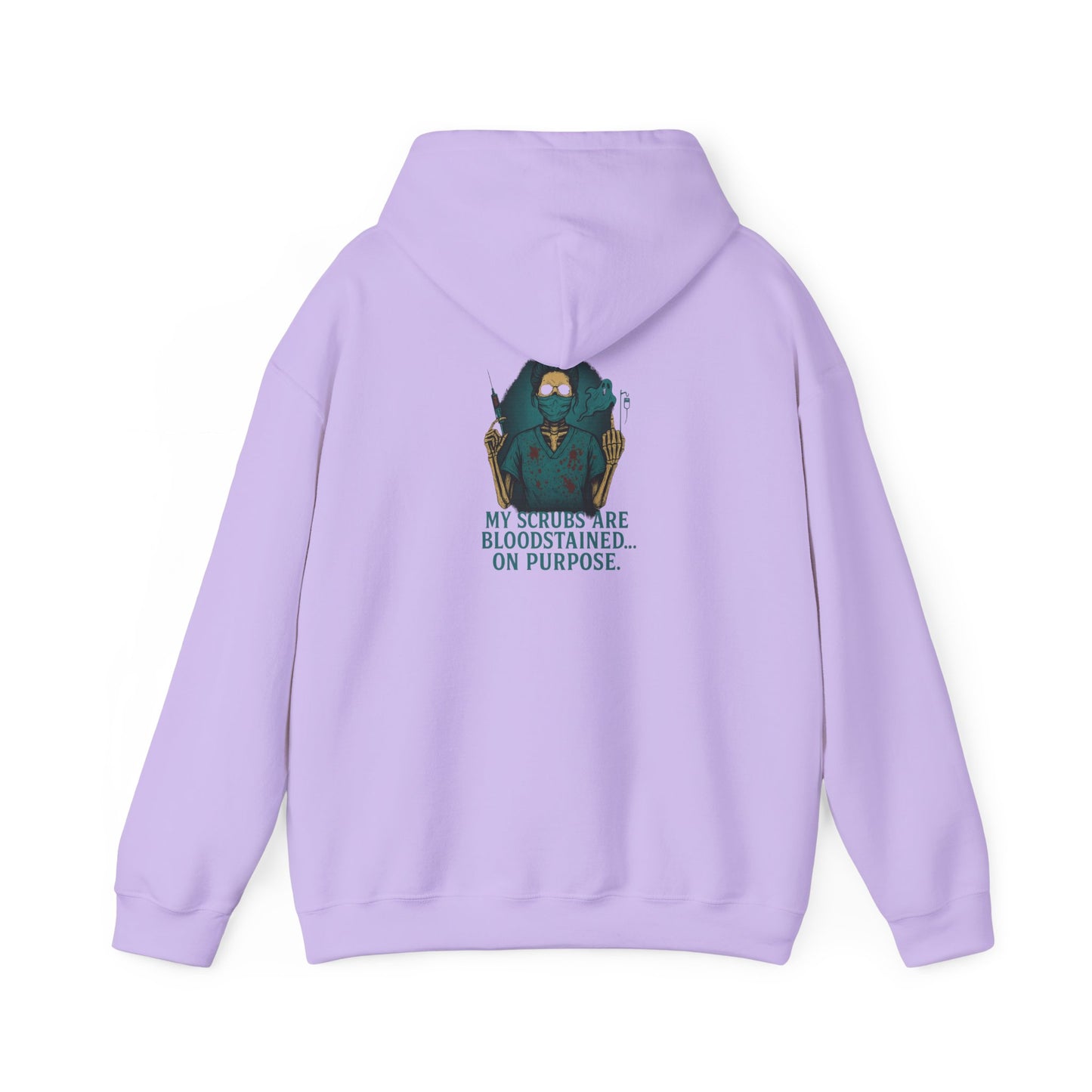 Bloodstained Purpose Hoodie - Unisex Heavy Blend Sweatshirt, Casual Wear, Gift for Him/Her, Halloween Apparel, Cozy Style