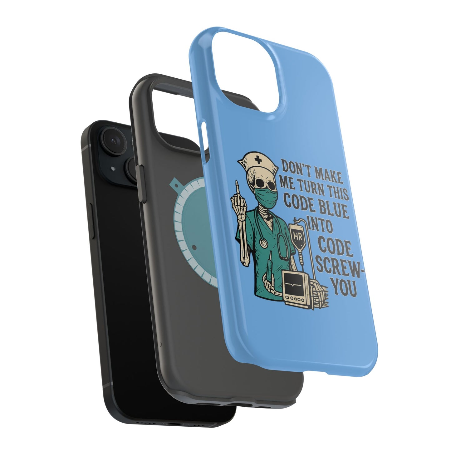 Magnetic Phone Cases with Medical Humor - Unique Gift for Nurses, Medical Professionals, Halloween, Birthday, Nursing School