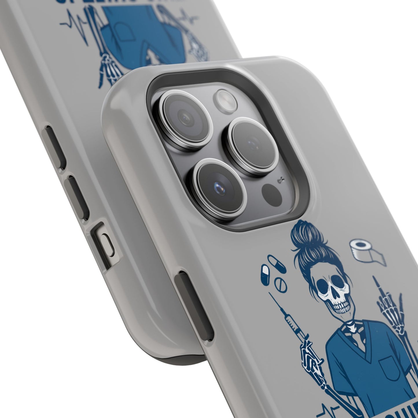 “This Shift Sponsored by Spite and Medical Tape” – Sarcastic Nurse Phone Case
