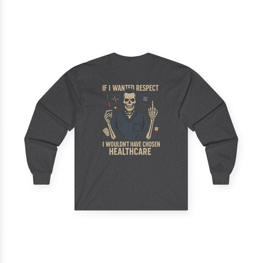 “If I Wanted Respect, I Wouldn’t Have Chosen Healthcare” – Men’s Long Sleeve