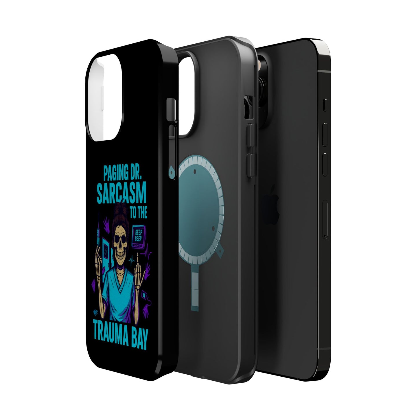 Medical Humor Magnetic Cases - Paging Dr. Sarcasm, Doctor Phone Case, Funny Gift for Nurses, Hospital Staff, Sarcastic Design