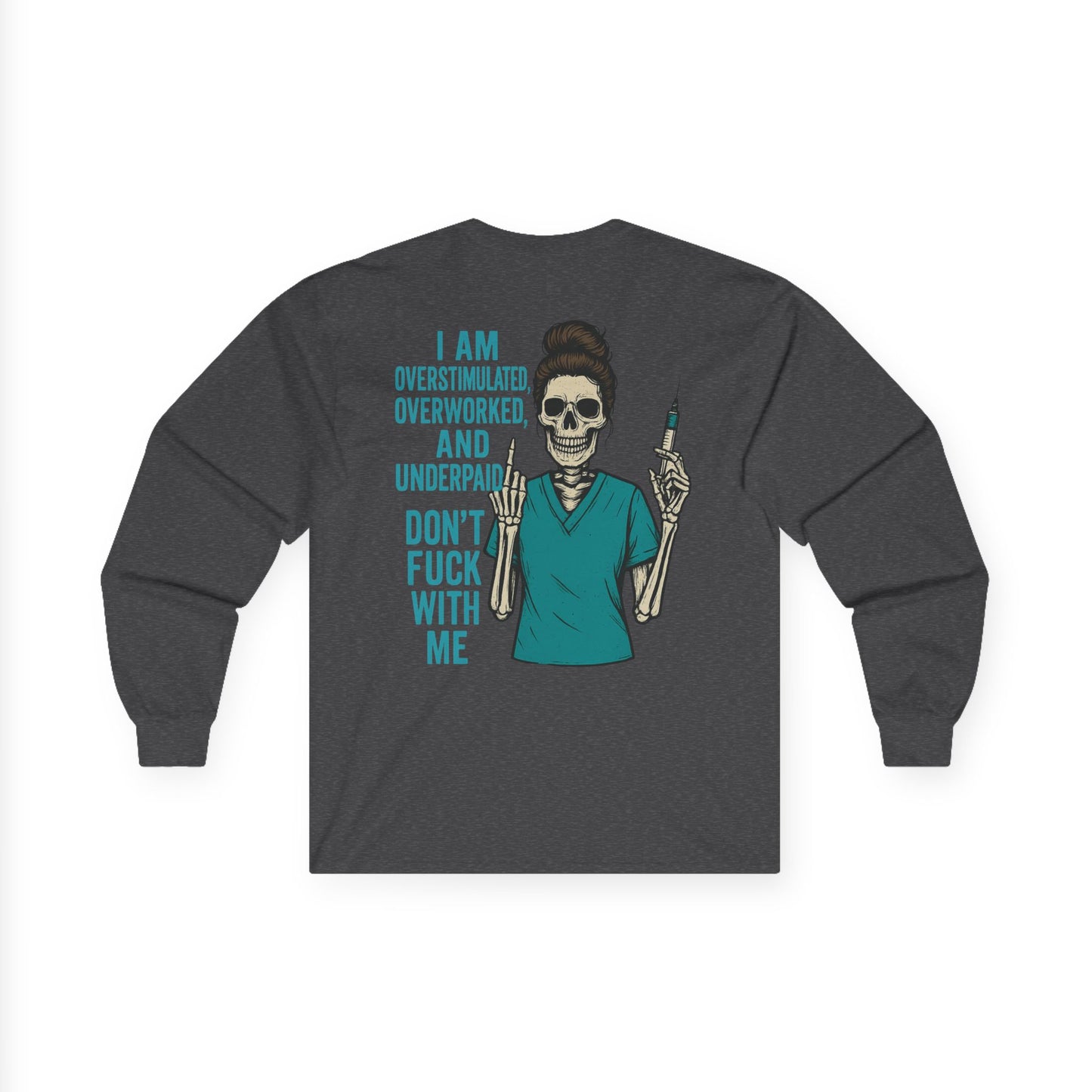 Skeleton Nurse Long Sleeve Tee, Funny Medical Humor Shirt, Gift for Healthcare Workers, Halloween Costume, Nurse Appreciation, Unisex [...]