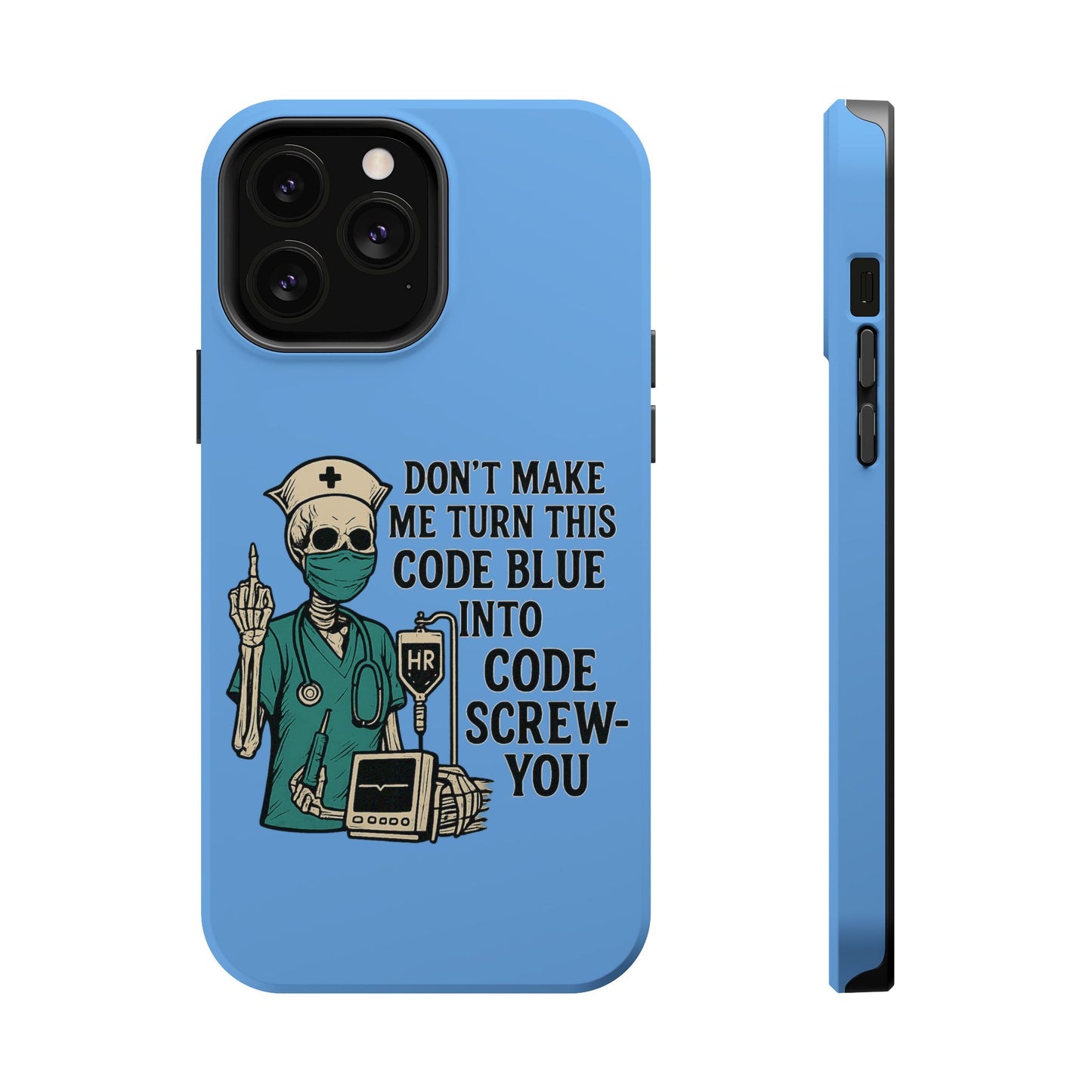 Magnetic Phone Cases with Medical Humor - Unique Gift for Nurses, Medical Professionals, Halloween, Birthday, Nursing School