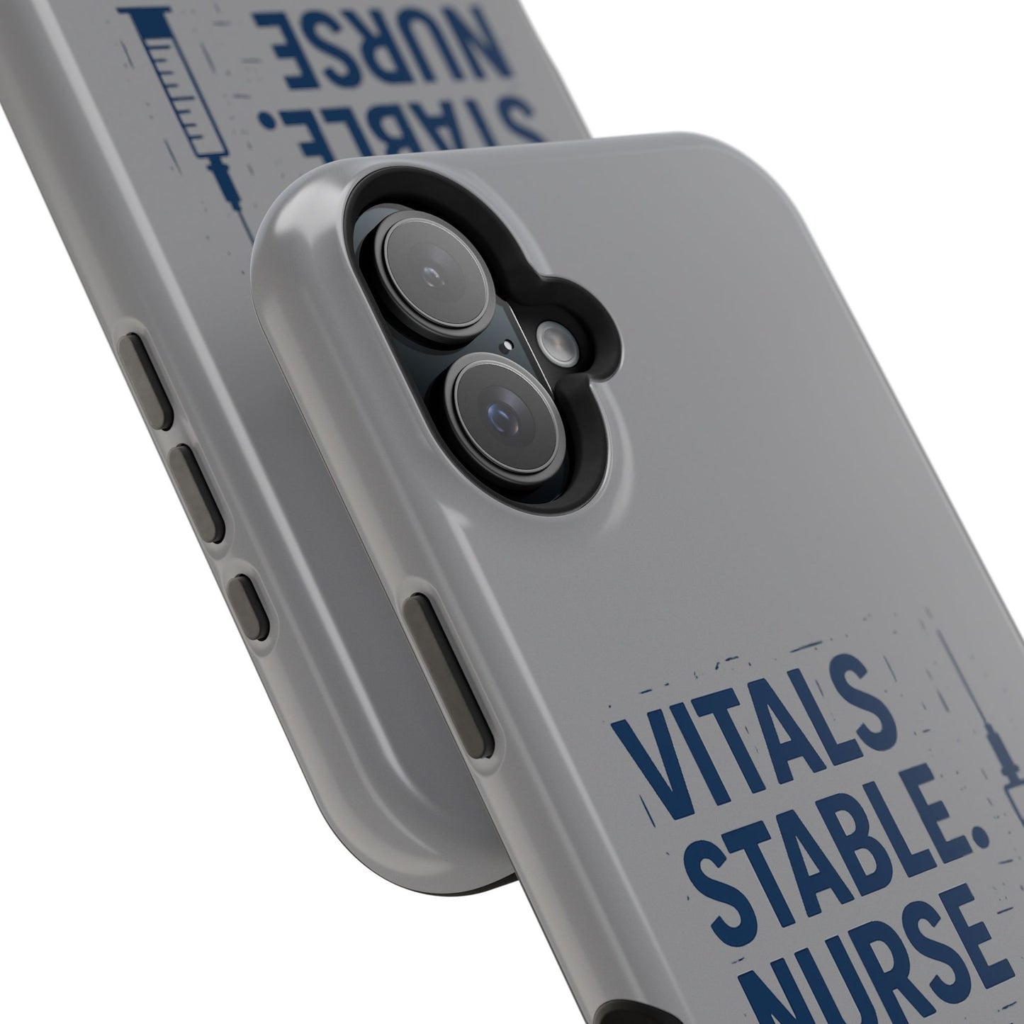 “Vitals Stable. Nurse Unstable.” – Sarcastic Nurse Phone Case