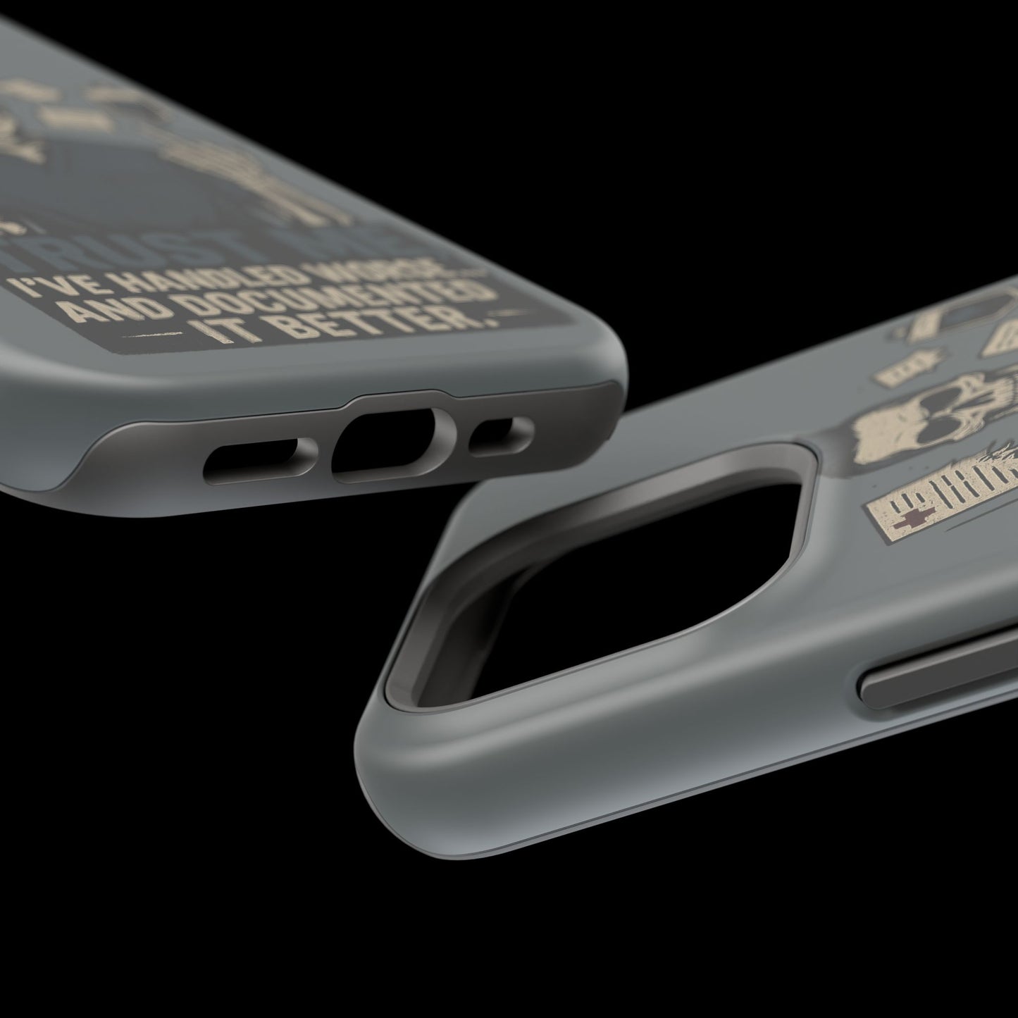 “Trust Me. I’ve Handled Worse and Documented It Better” – Nurse Chaos Phone Case
