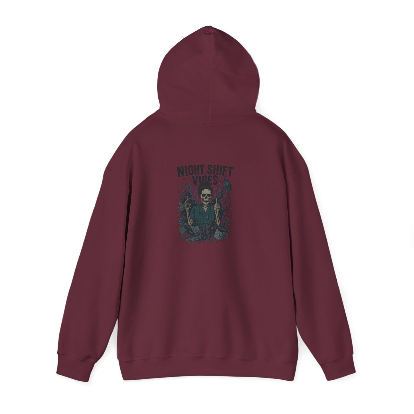 “Night Shift Vibes” – Sarcastic Nurse Hoodie