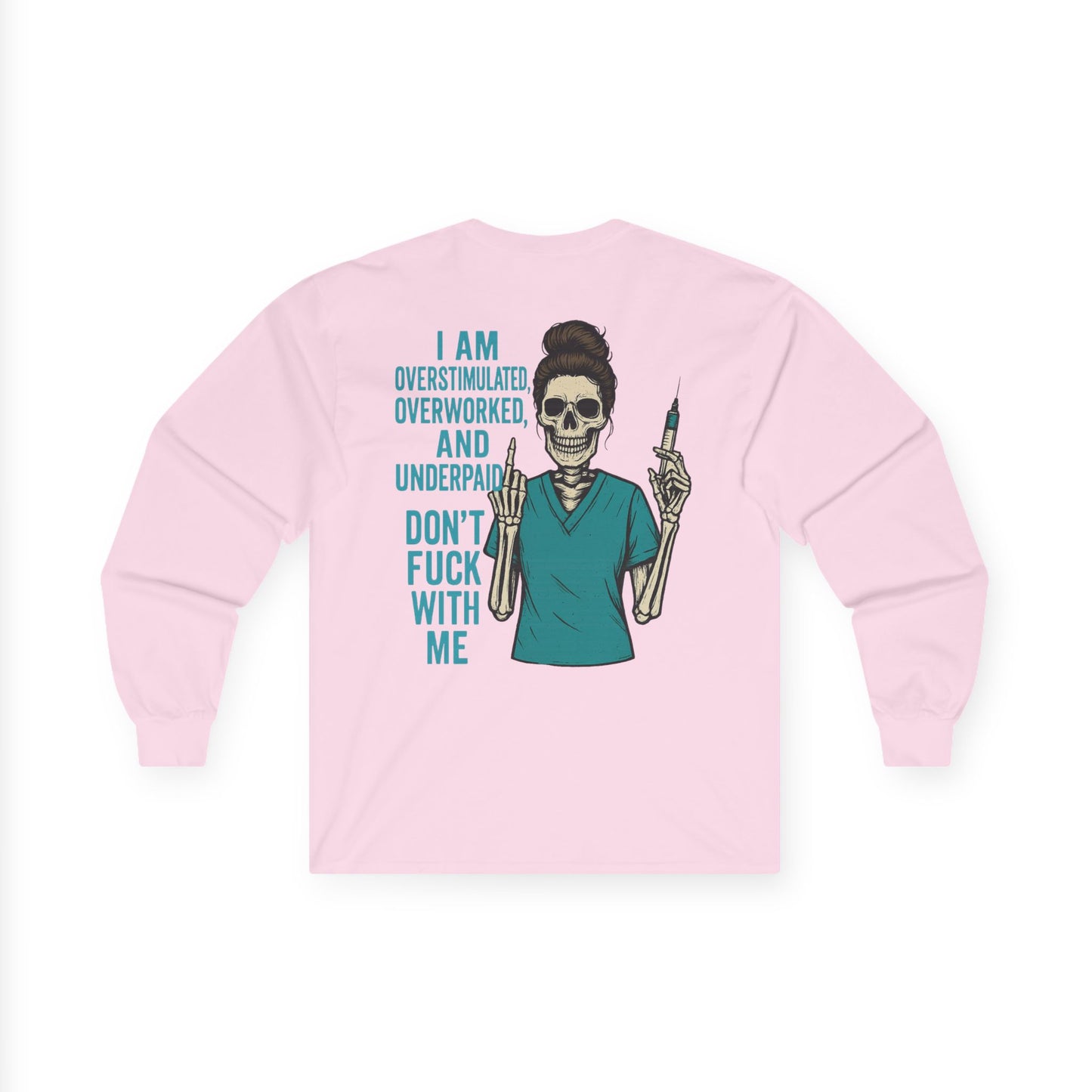 Skeleton Nurse Long Sleeve Tee, Funny Medical Humor Shirt, Gift for Healthcare Workers, Halloween Costume, Nurse Appreciation, Unisex [...]