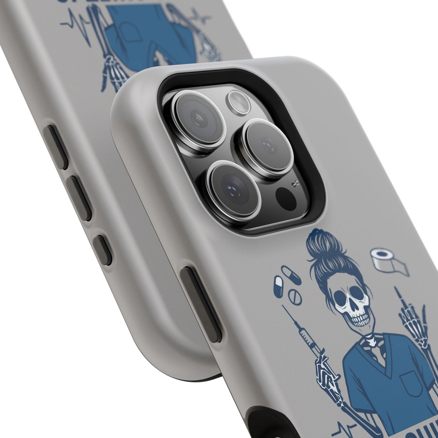 “This Shift Sponsored by Spite and Medical Tape” – Sarcastic Nurse Phone Case
