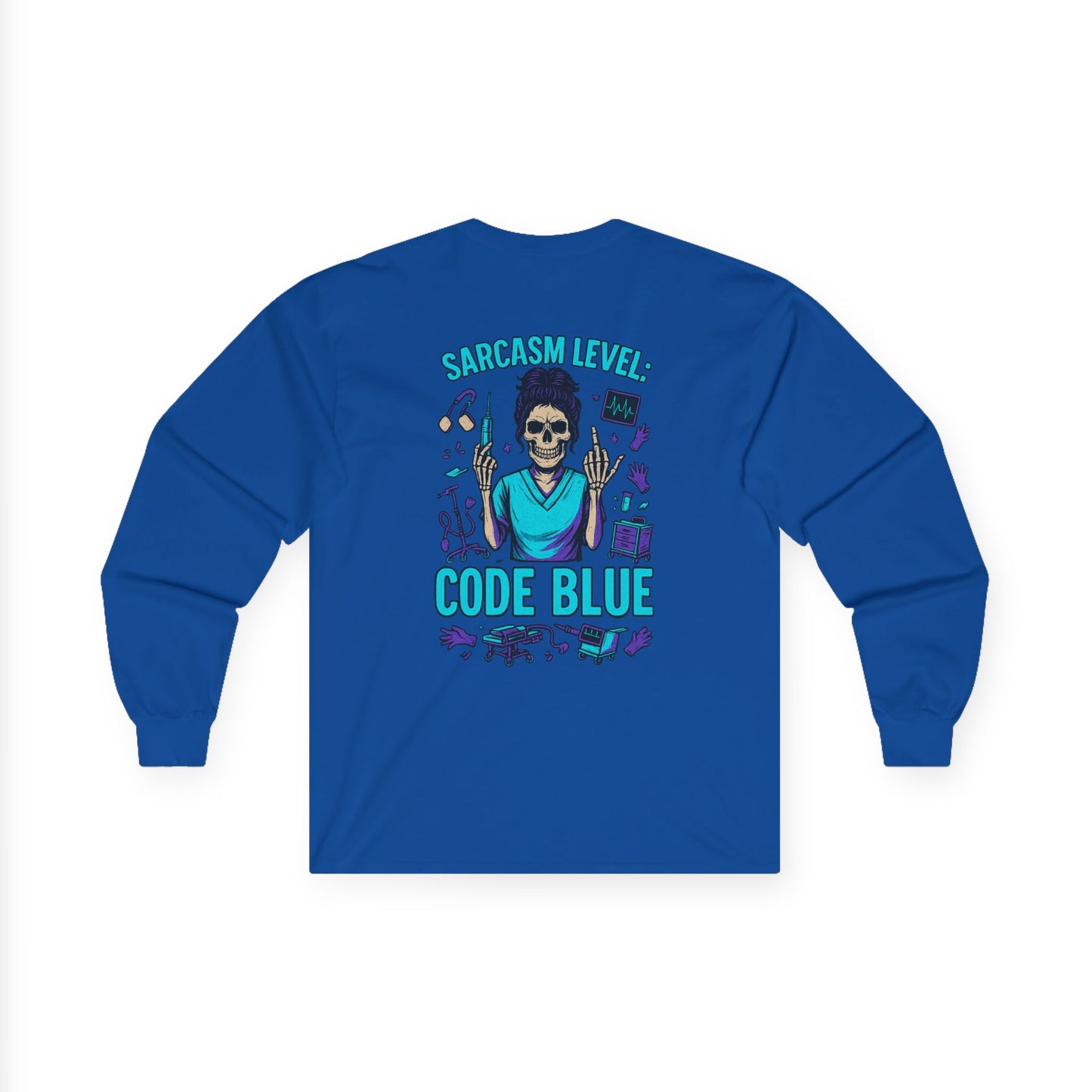 Sarcastic Skull Long Sleeve Tee - Comfortable Humor Shirt for Casual Wear, Gifts for Friends, Sarcastic Shirt, Fall Fashion, Halloween [...]