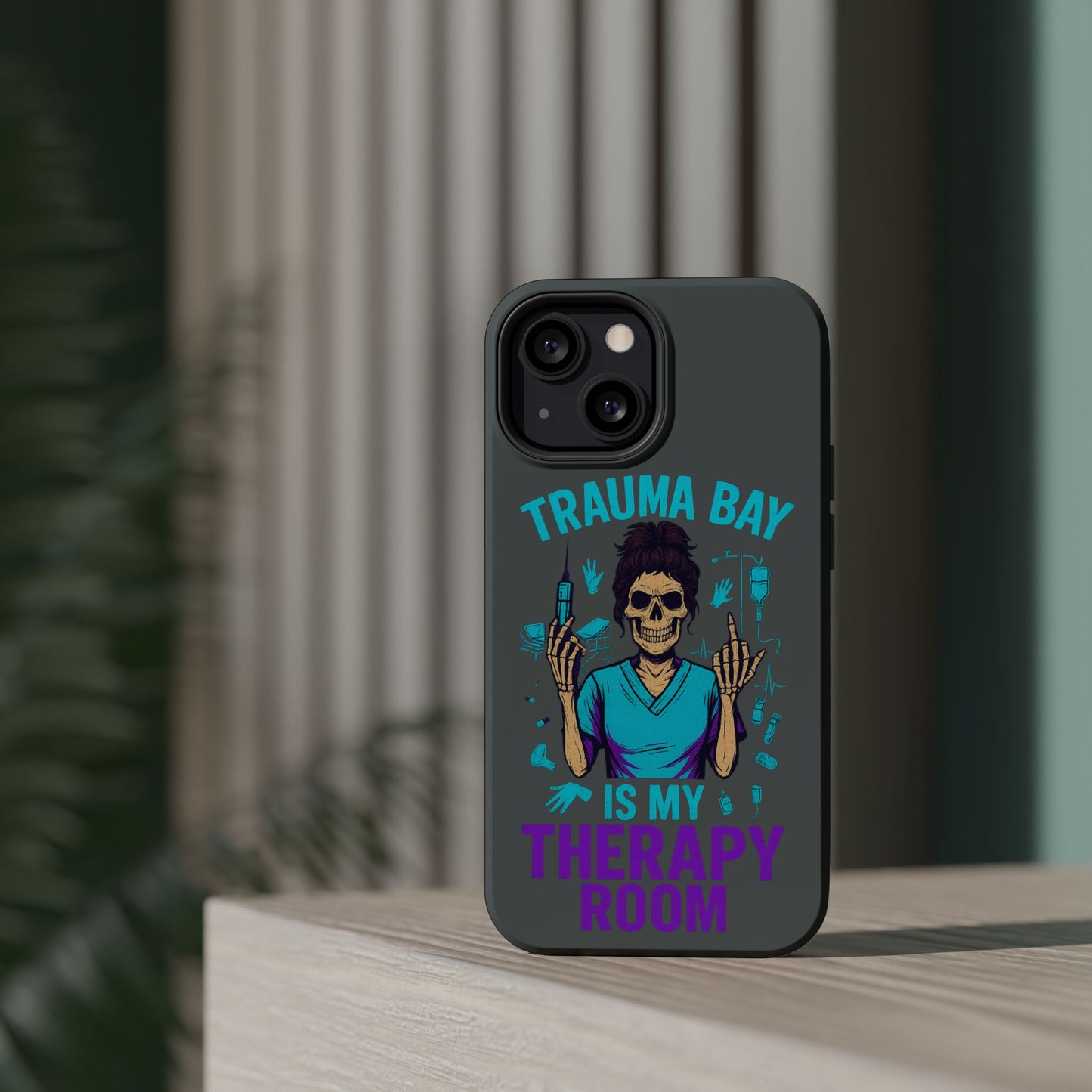 Magnetic Phone Case: Trauma Bay Is My Therapy Room - Perfect for Medical Professionals, Gifts for Nurses[...]