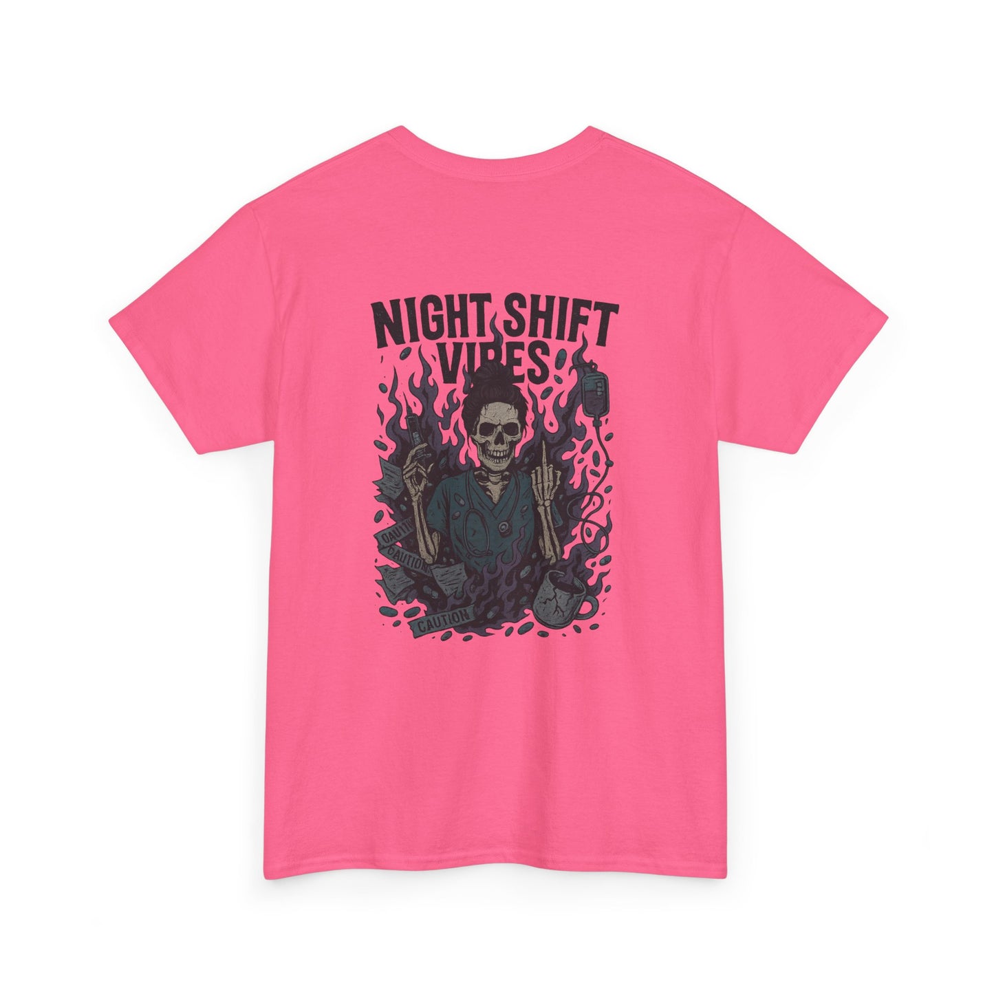 “Night Shift Vibes” – Funny Nurse T-Shirt