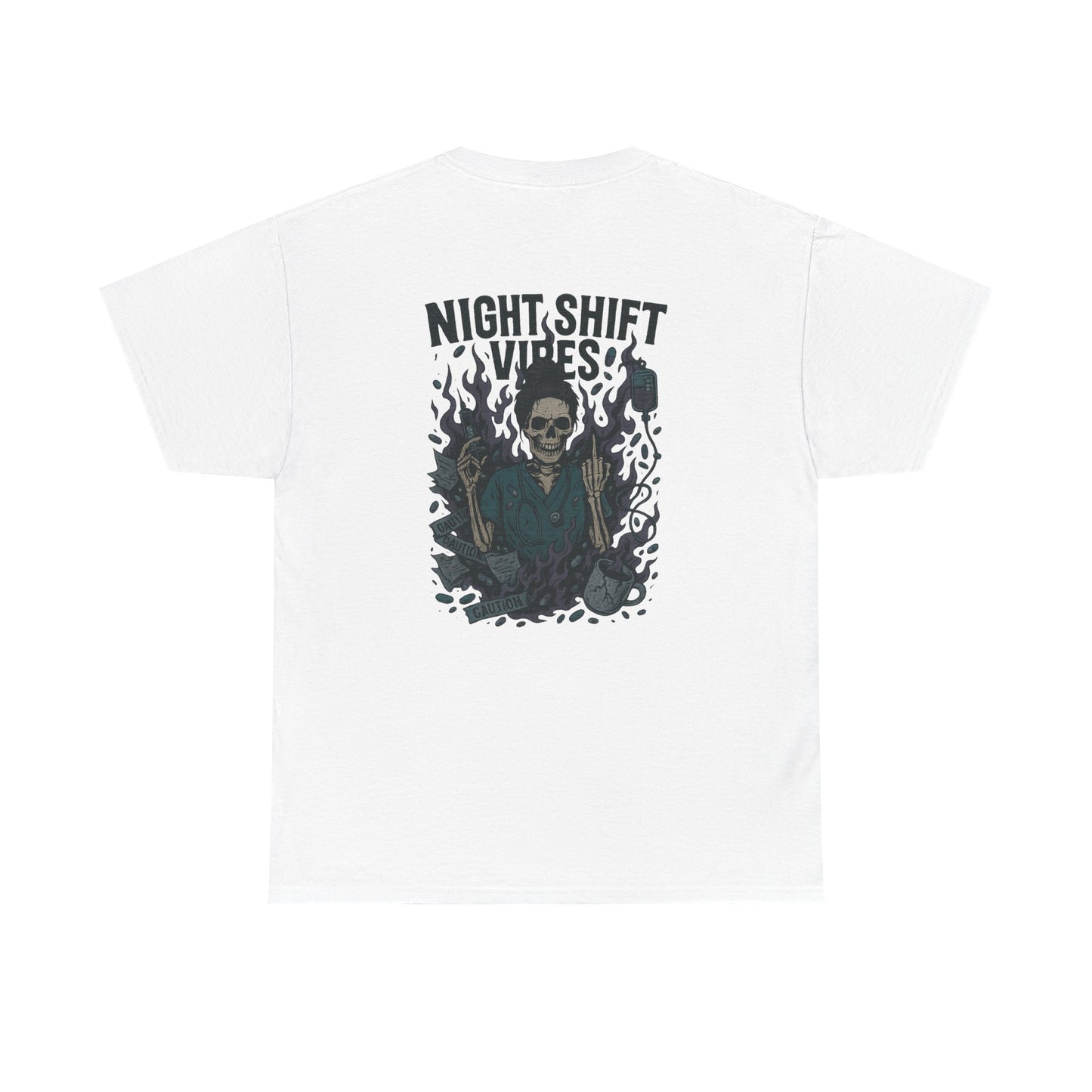 “Night Shift Vibes” – Funny Nurse T-Shirt