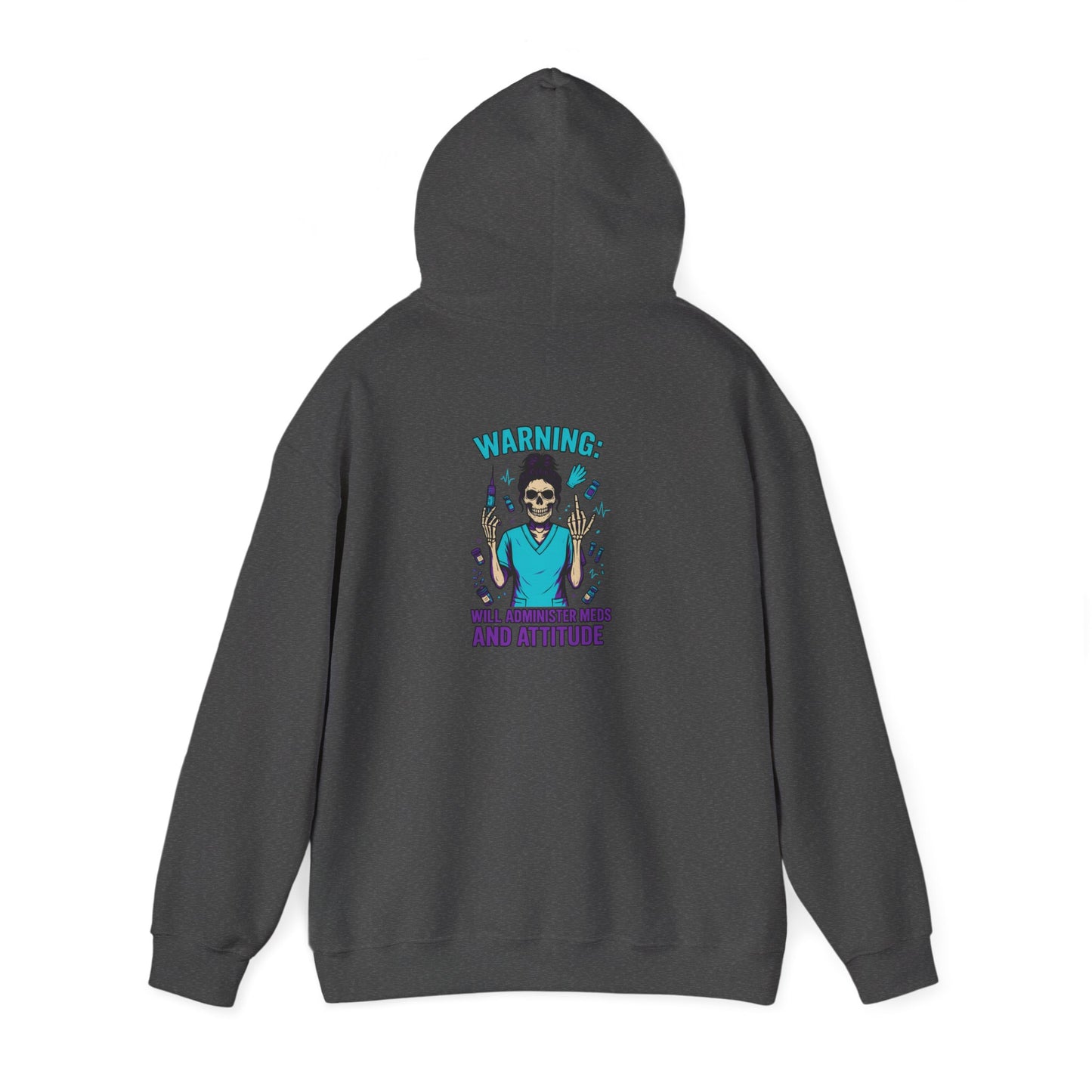 Vibrant Attitude Hoodie, Unisex Graphics Sweatshirt, Bold Statement Sweatshirt, Perfect Gift for Friends, Casual Streetwear