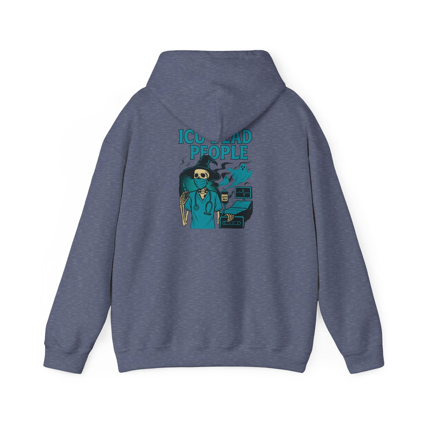 Funny ICU Dead People Hoodie, Healthcare Humor Sweatshirt, Gifts for Medical Workers, Nurse Appreciation, Casual Wear