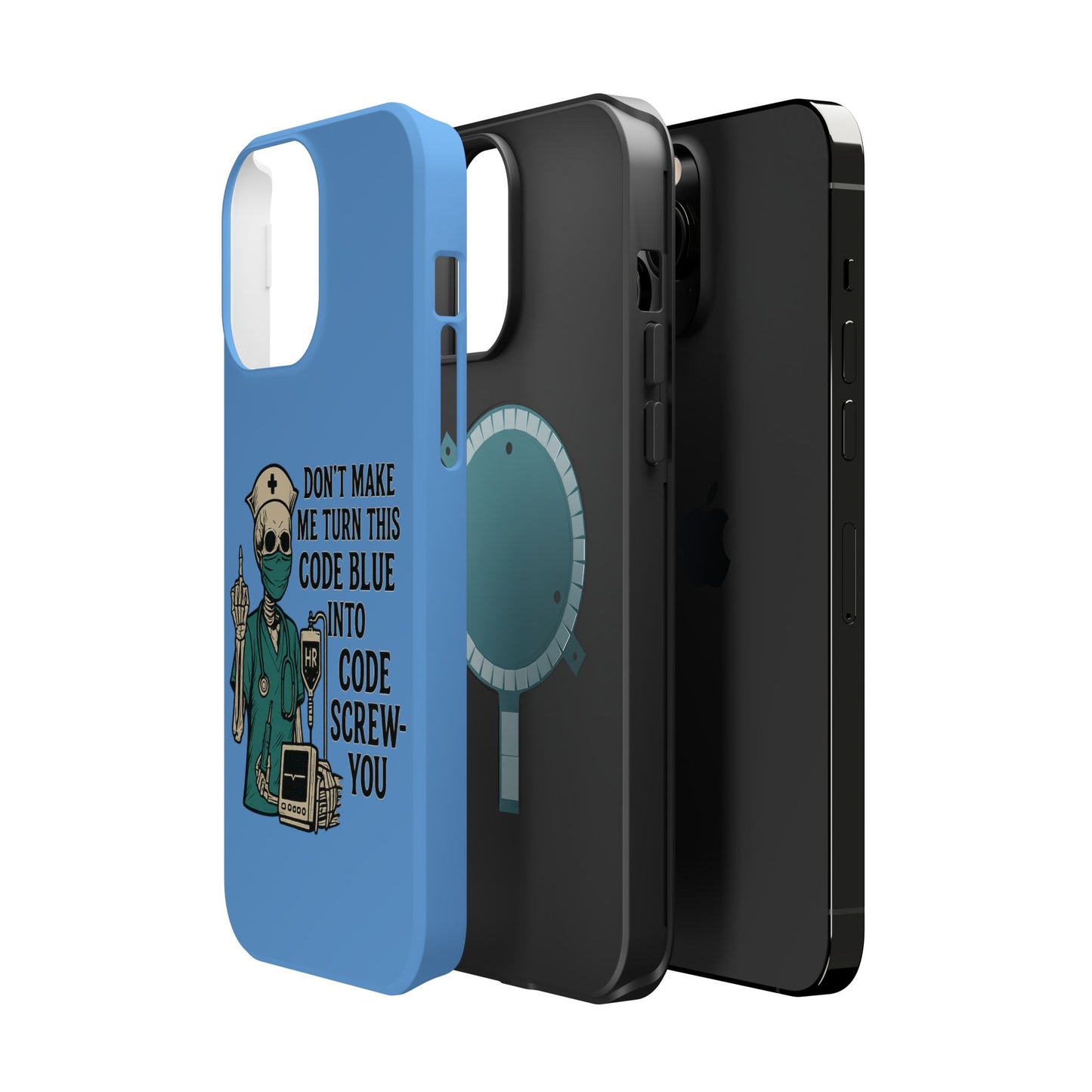 Magnetic Phone Cases with Medical Humor - Unique Gift for Nurses, Medical Professionals, Halloween, Birthday, Nursing School