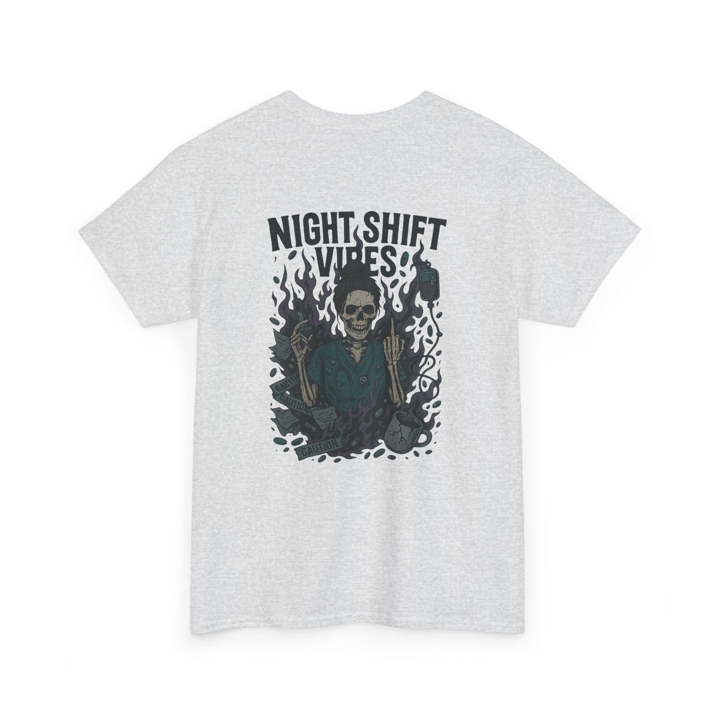 “Night Shift Vibes” – Funny Nurse T-Shirt