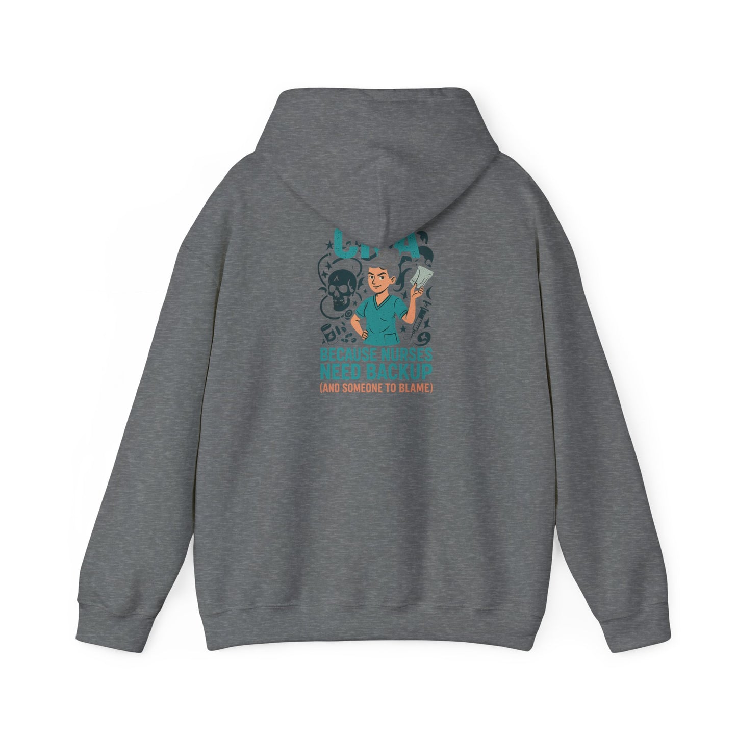 “CNA Because Nurses Need Backup (And Someone to Blame)” – Chaotic CNA Hoodie