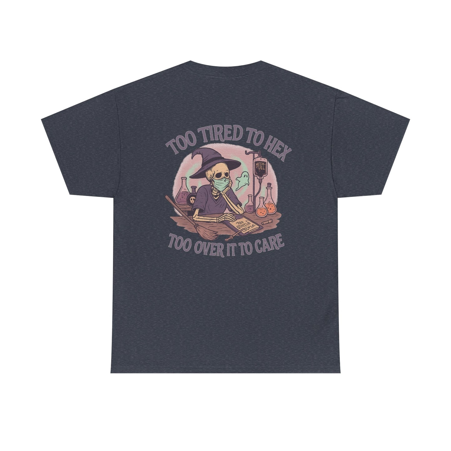 Too Tired to Hex Unisex Heavy Cotton Tee | Witchy T-Shirt | Perfect for Halloween, Casual Wear, Gift for Witches, Fun Graphic Tee, [...]