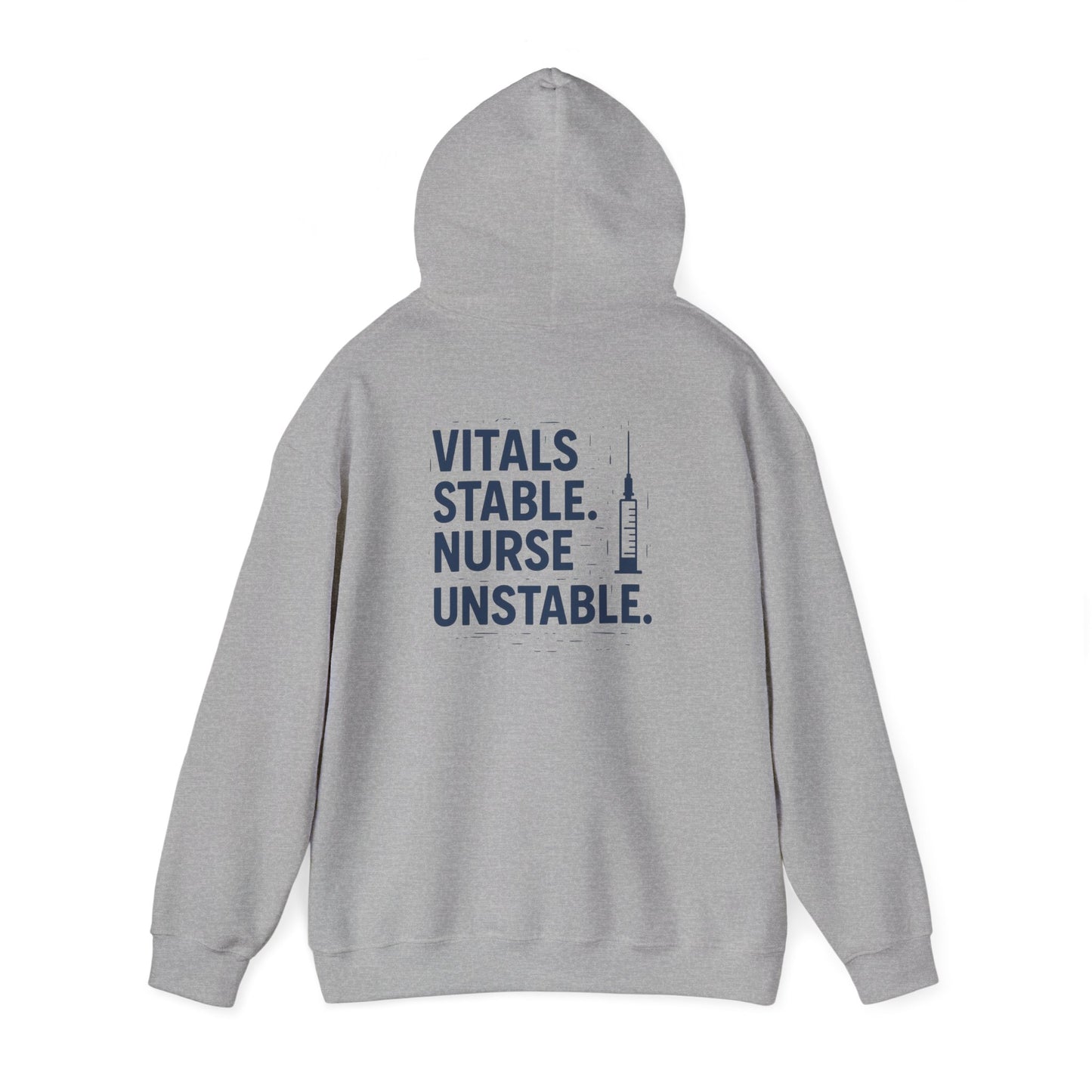 “Vitals Stable. Nurse Unstable.” – Chaotic Nurse Hoodie
