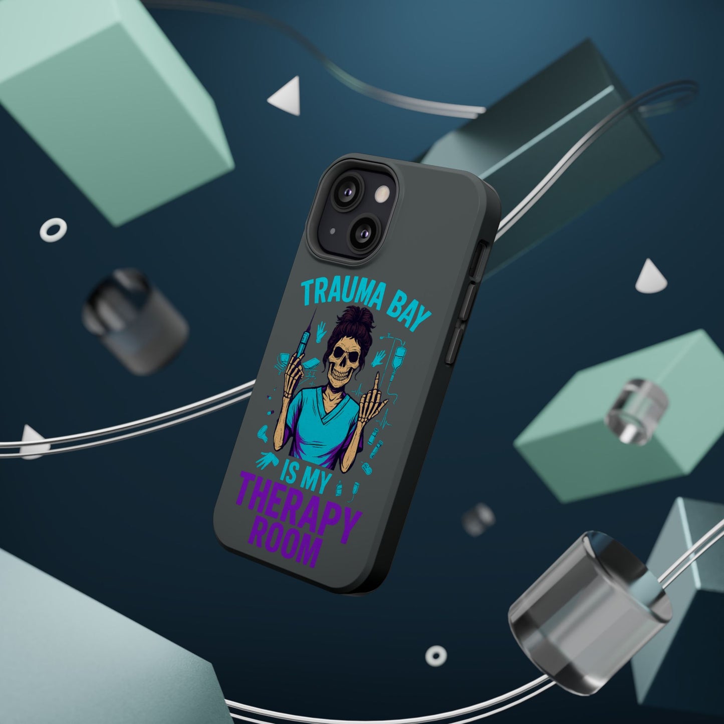 Magnetic Phone Case: Trauma Bay Is My Therapy Room - Perfect for Medical Professionals, Gifts for Nurses[...]