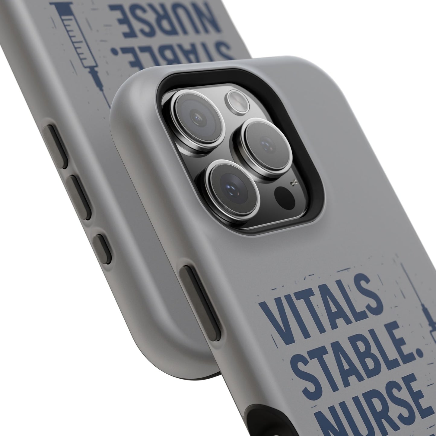 “Vitals Stable. Nurse Unstable.” – Sarcastic Nurse Phone Case