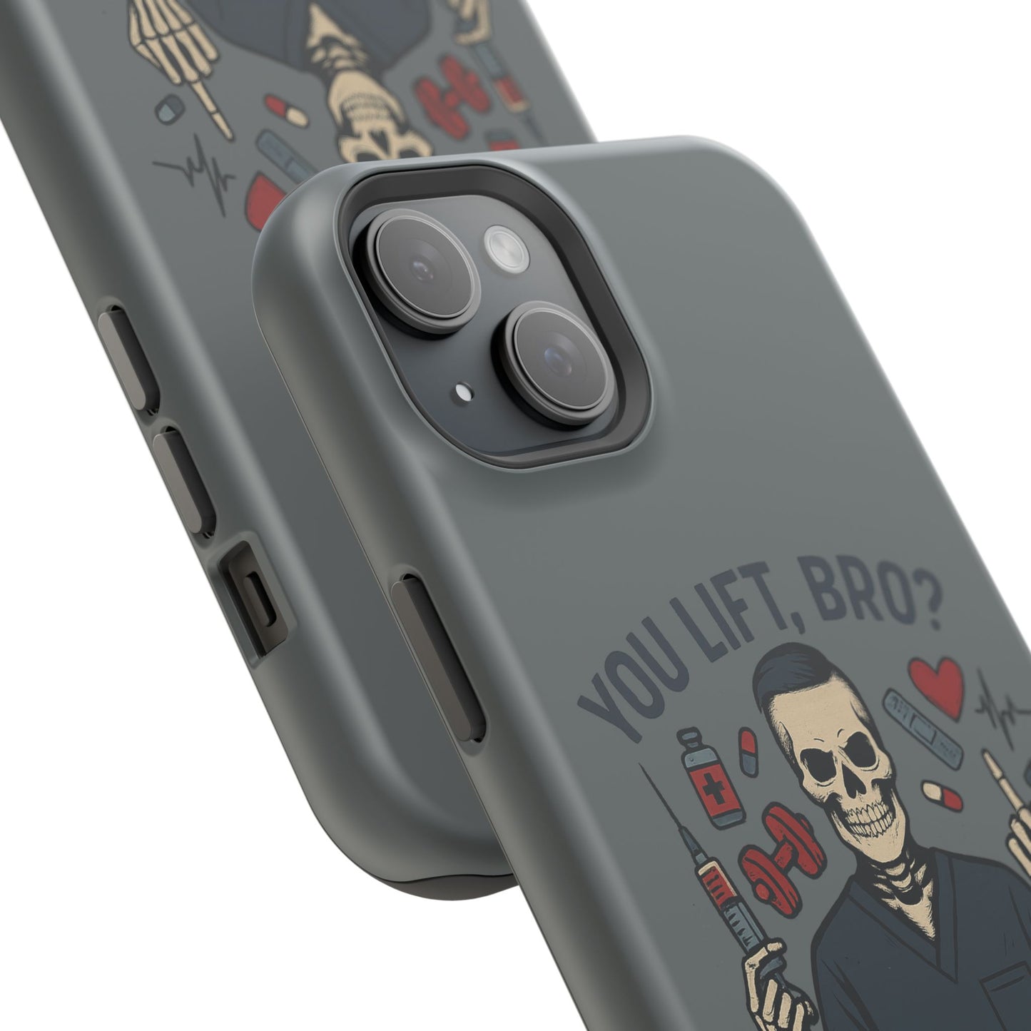 “You Lift, Bro? I Lift Patients and Trauma.” – Men’s Nurse Phone Case