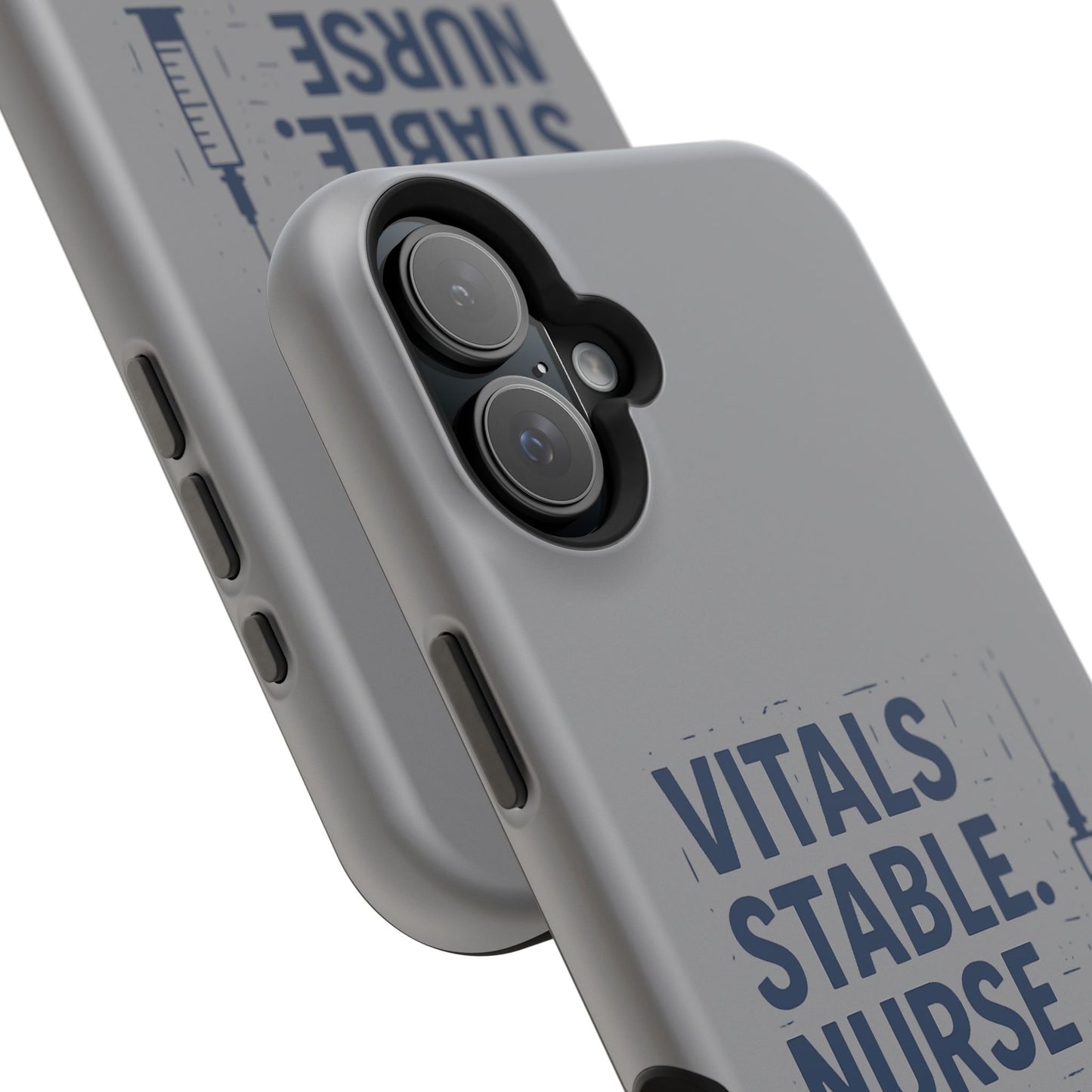 “Vitals Stable. Nurse Unstable.” – Sarcastic Nurse Phone Case