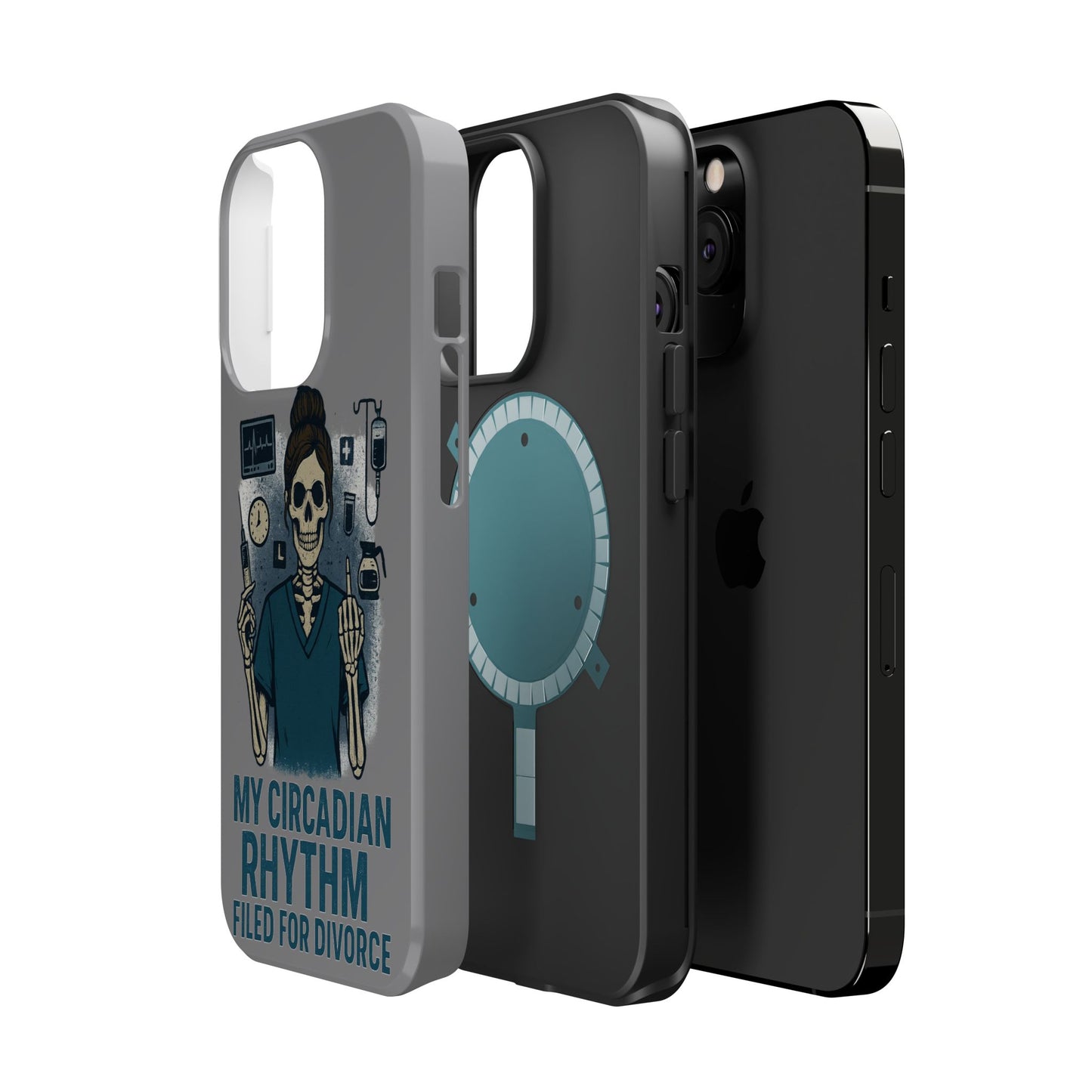 “My Circadian Rhythm Filed for Divorce” – Chaotic Nurse Phone Case