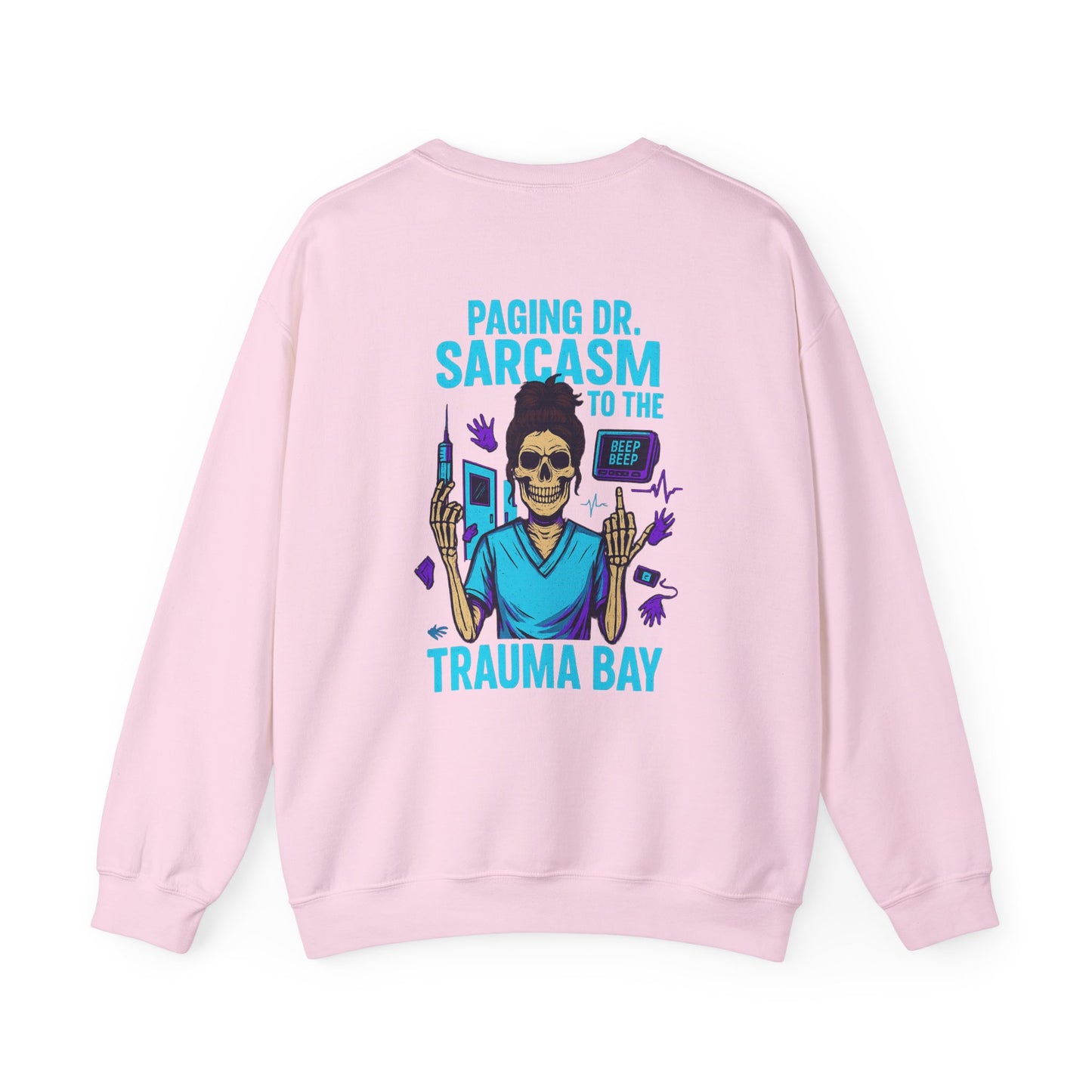 Doctor Sarcasm Crewneck Sweatshirt, Funny Sweatshirt, Medical Humor Apparel, Gift for Healthcare Workers, Unisex Sweatshirt