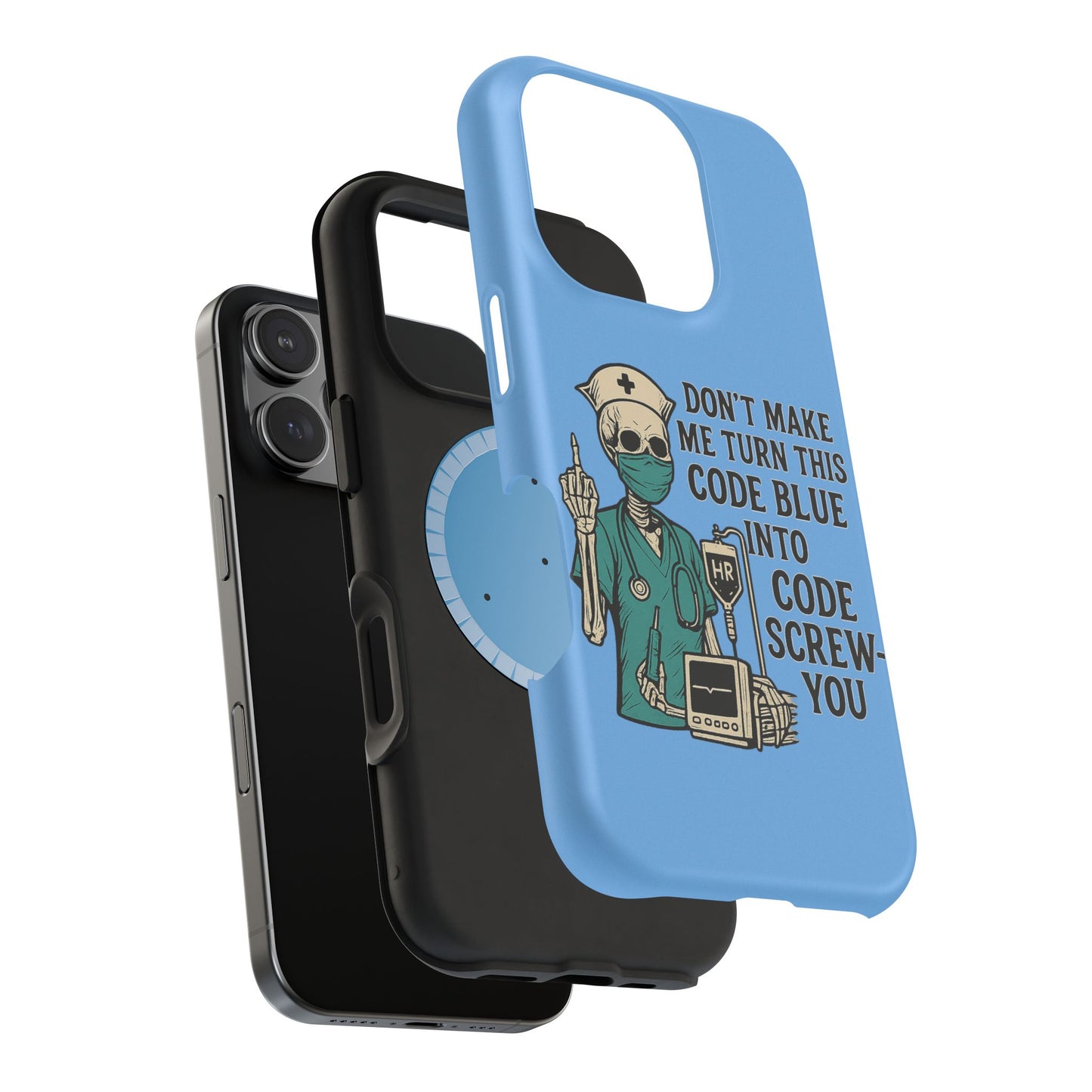Magnetic Phone Cases with Medical Humor - Unique Gift for Nurses, Medical Professionals, Halloween, Birthday, Nursing School