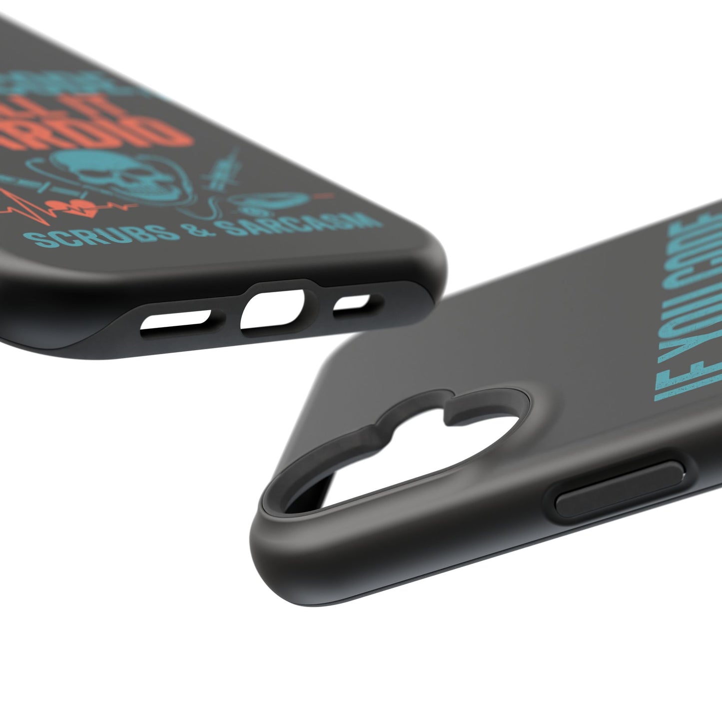 Magnetic Phone Cases for Nurses, Funny Code Humor, Cute Sarcastic Gifts, Tech Accessories, Medical Profession, Unique Design
