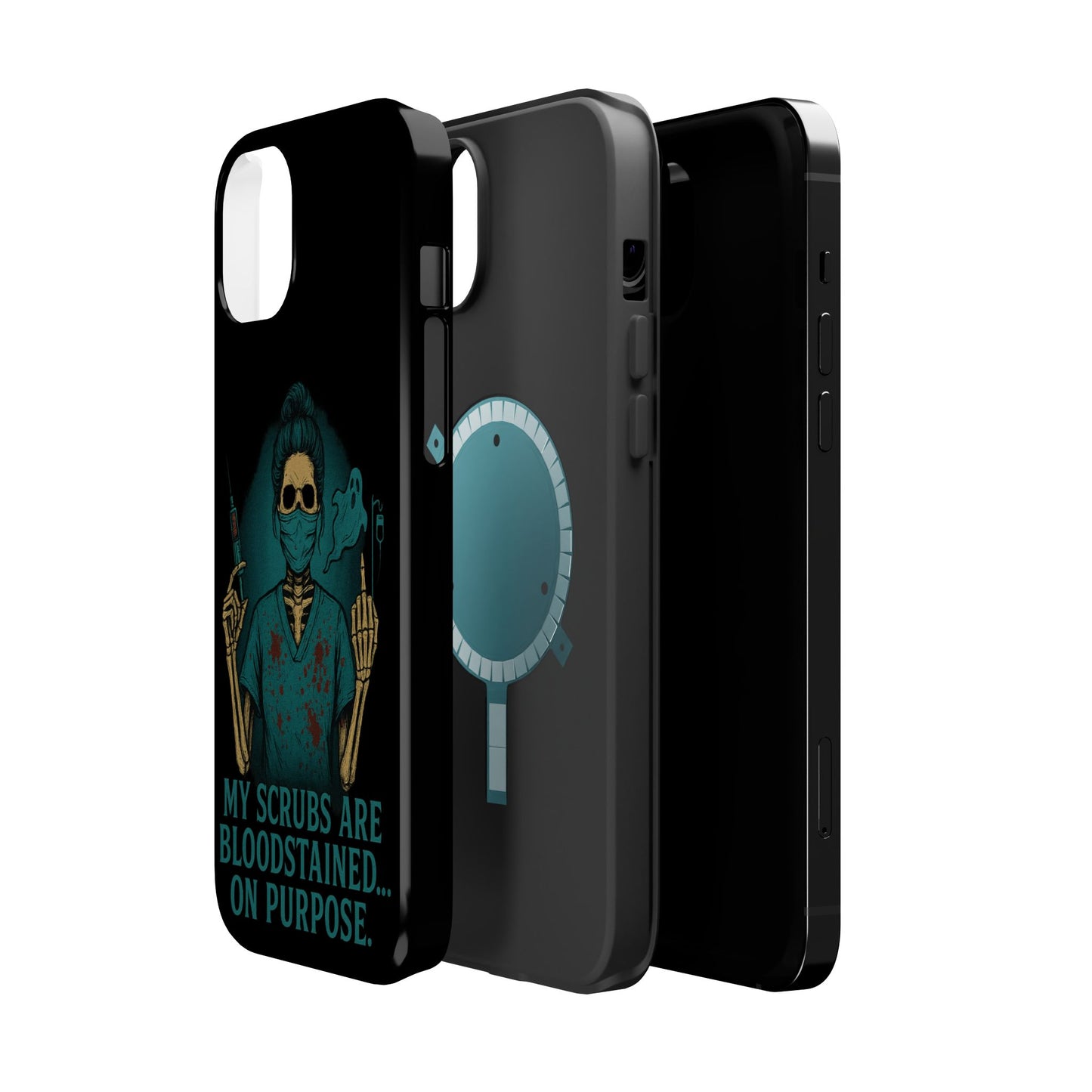 Gothic Nurse Phone Case – My Scrubs Are Bloodstained, Halloween Gift, Medical Humor, Nurse Appreciation, Skull Design, Stylish Tech [...]