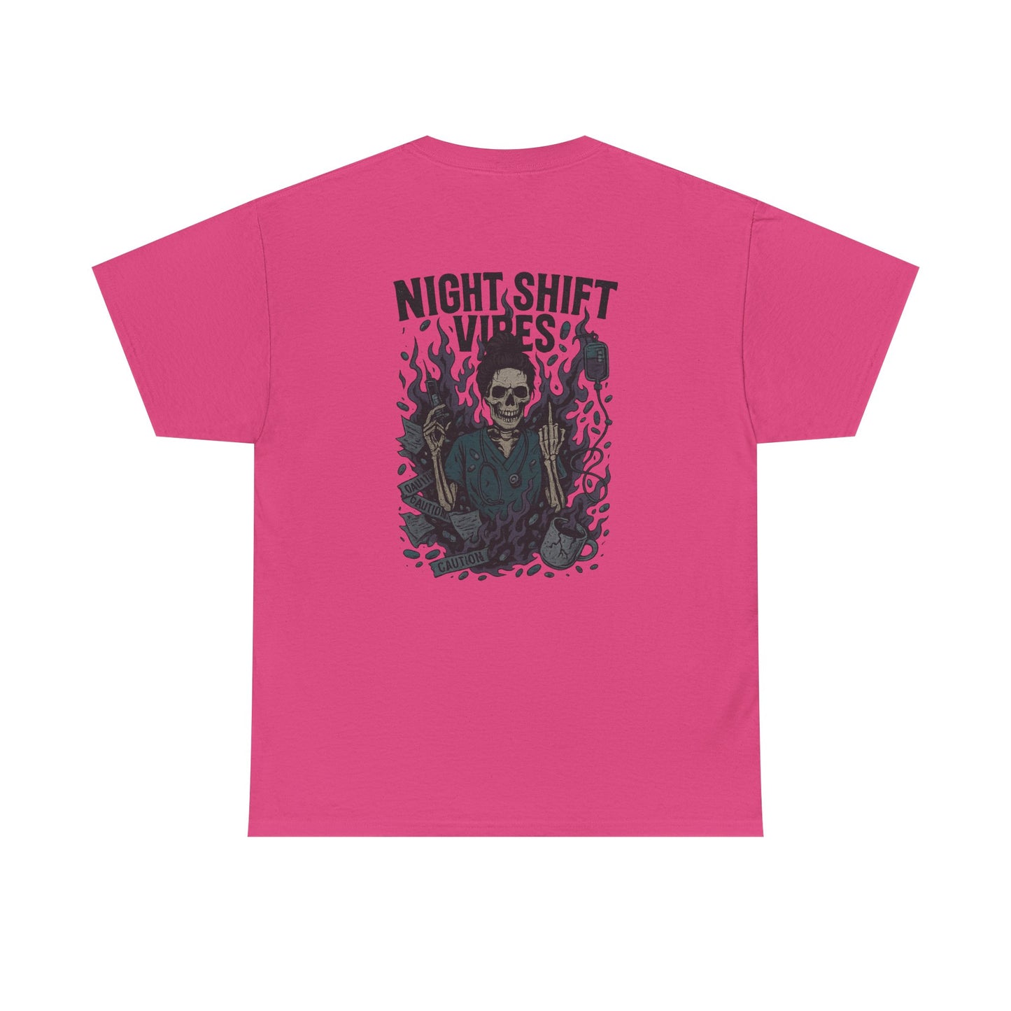 “Night Shift Vibes” – Funny Nurse T-Shirt