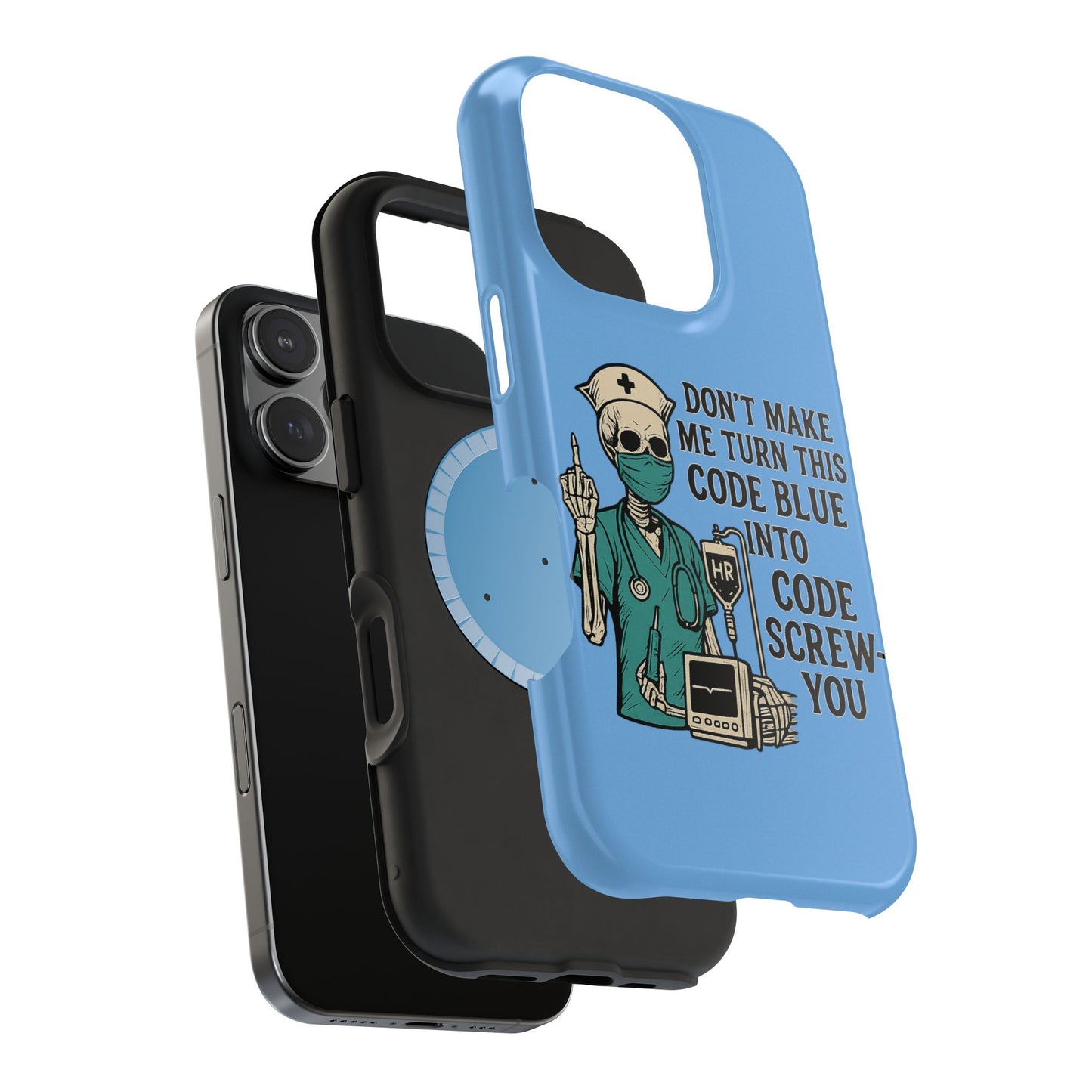 Magnetic Phone Cases with Medical Humor - Unique Gift for Nurses, Medical Professionals, Halloween, Birthday, Nursing School