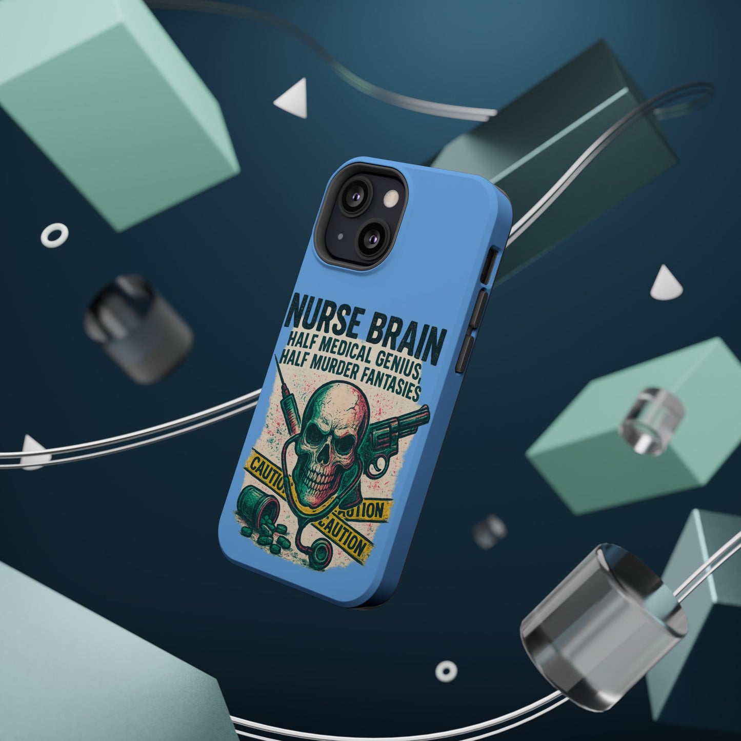 Nurse-Themed Phone Case, Medical Humor, Gift for Nurses, Unique Phone Accessory, Hospital Humor, Durable Tough Case